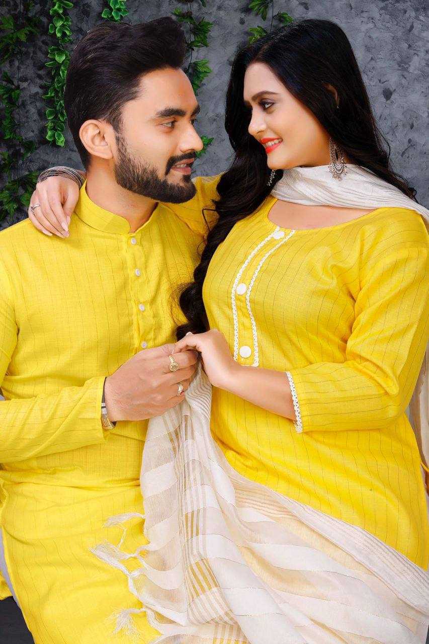 YNF COTTON RIN191 WTX08 COUPLE WEAR WHOLESALE COUPLE MATCHING ETHNIC OUTFITS MANUFACTURER