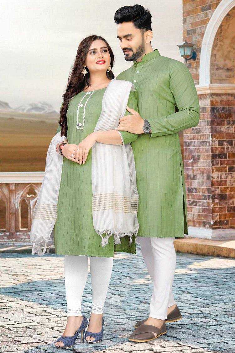 YNF COTTON RIN191 WTX08 COUPLE WEAR WHOLESALE COUPLE MATCHING ETHNIC OUTFITS MANUFACTURER