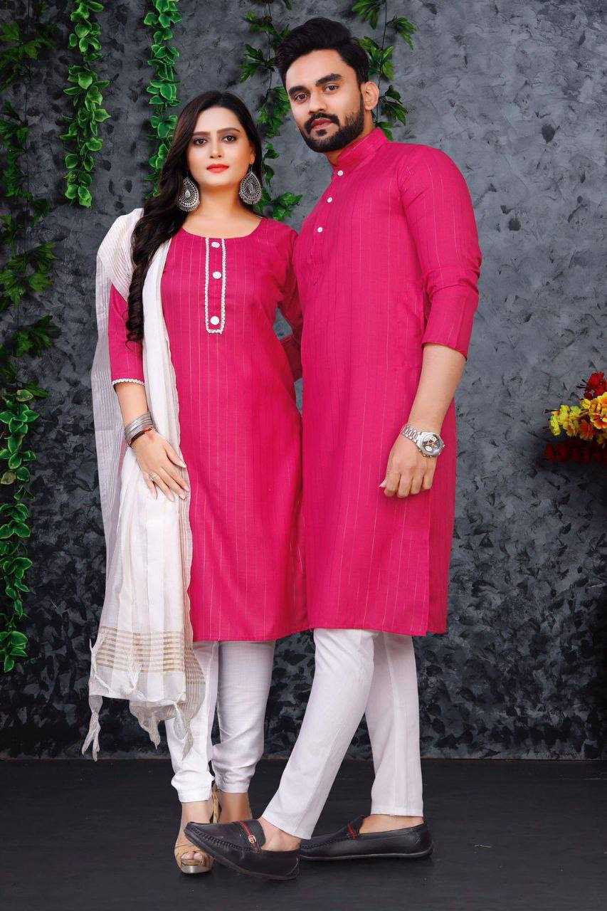 YNF COTTON RIN191 WTX08 COUPLE WEAR WHOLESALE COUPLE MATCHING ETHNIC OUTFITS MANUFACTURER