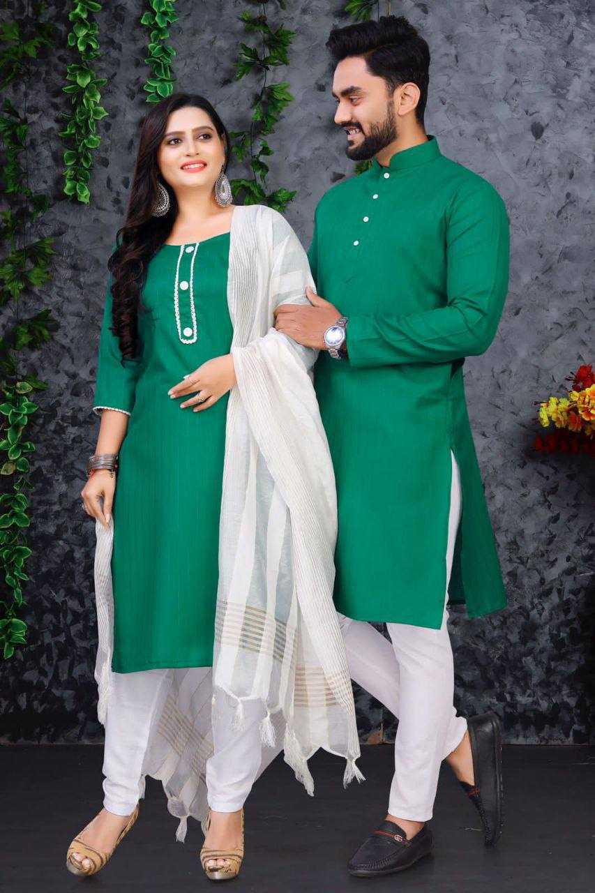 YNF COTTON RIN191 WTX08 COUPLE WEAR WHOLESALE COUPLE MATCHING ETHNIC OUTFITS MANUFACTURER