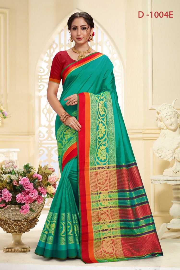 YNF COTTON SILK RIN131 1004 SAREES WHOLESALE COTTON SILK TRADITIONAL PARTY WEAR SAREES MANUFACTURER