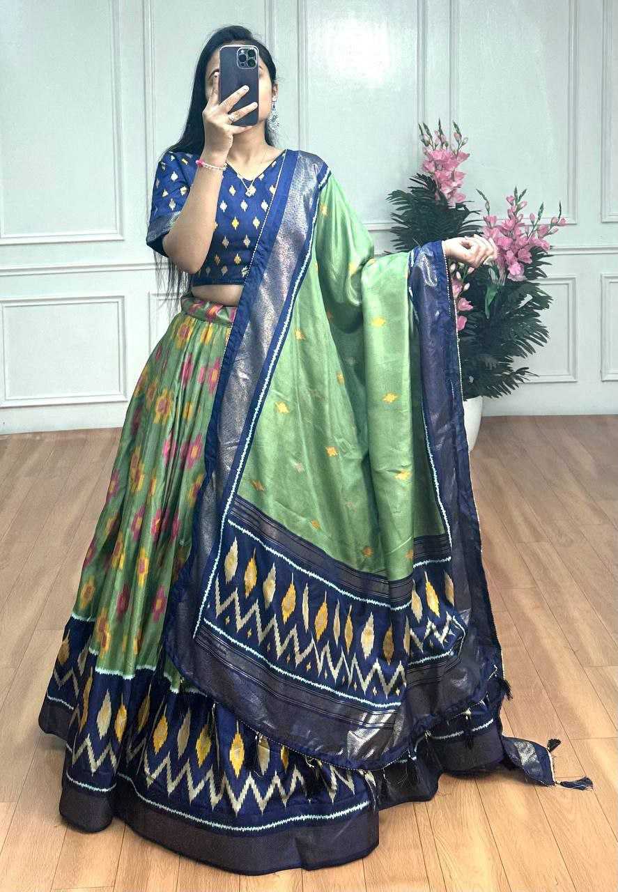 Ynf Dola Silk RIN131 ZICKZACK Lehengas Wholesale Fancy Lehenga Printed Lehenga Gota Patti Lehenga Manufacturer