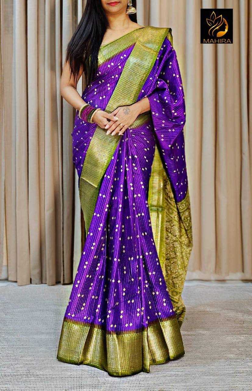 YNF DOLA SILK RIN179 785 SAREES WHOLESALE PRINTED  SILK BANDHANI SAREES MANUFACTURER