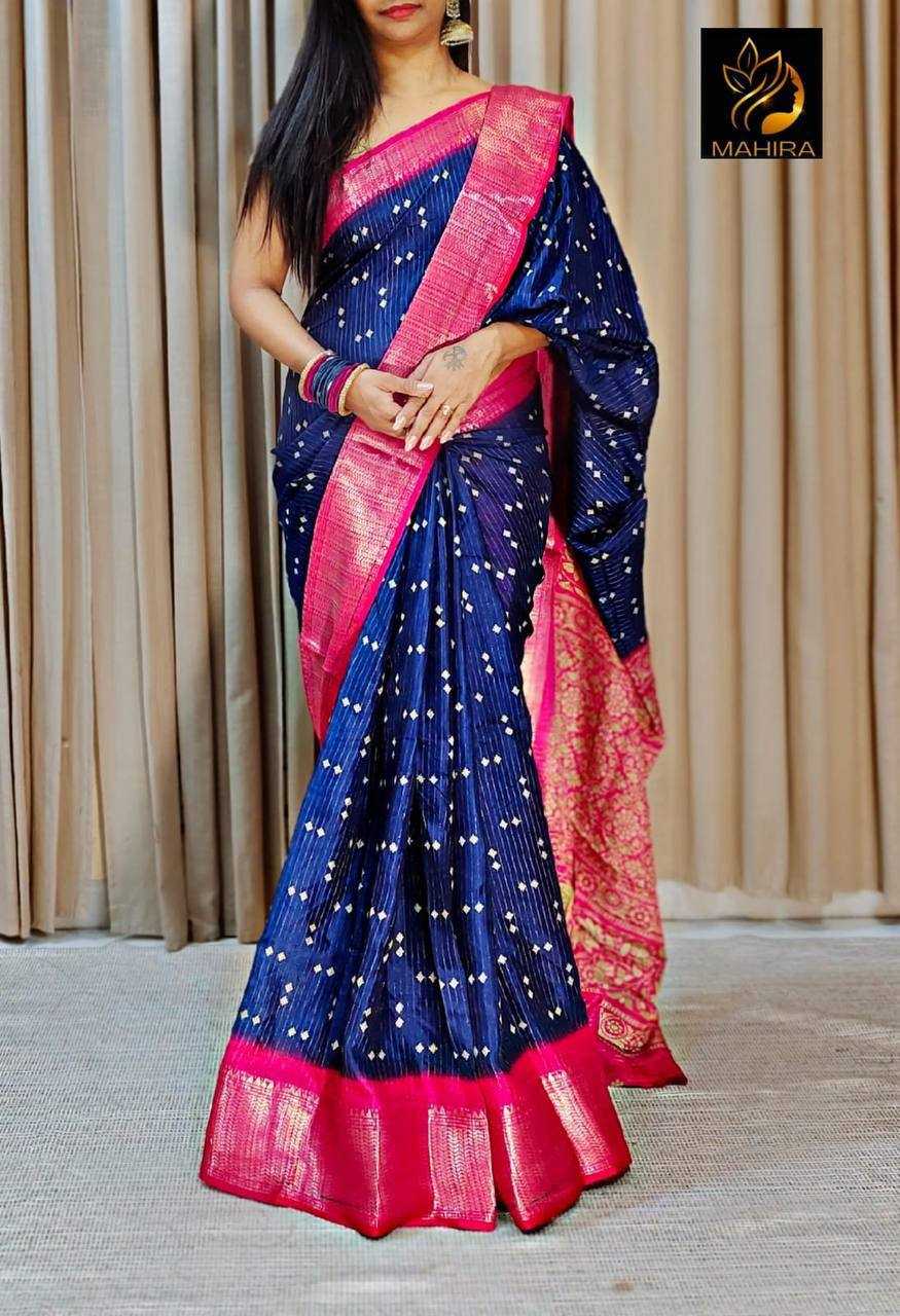 YNF DOLA SILK RIN179 785 SAREES WHOLESALE PRINTED  SILK BANDHANI SAREES MANUFACTURER