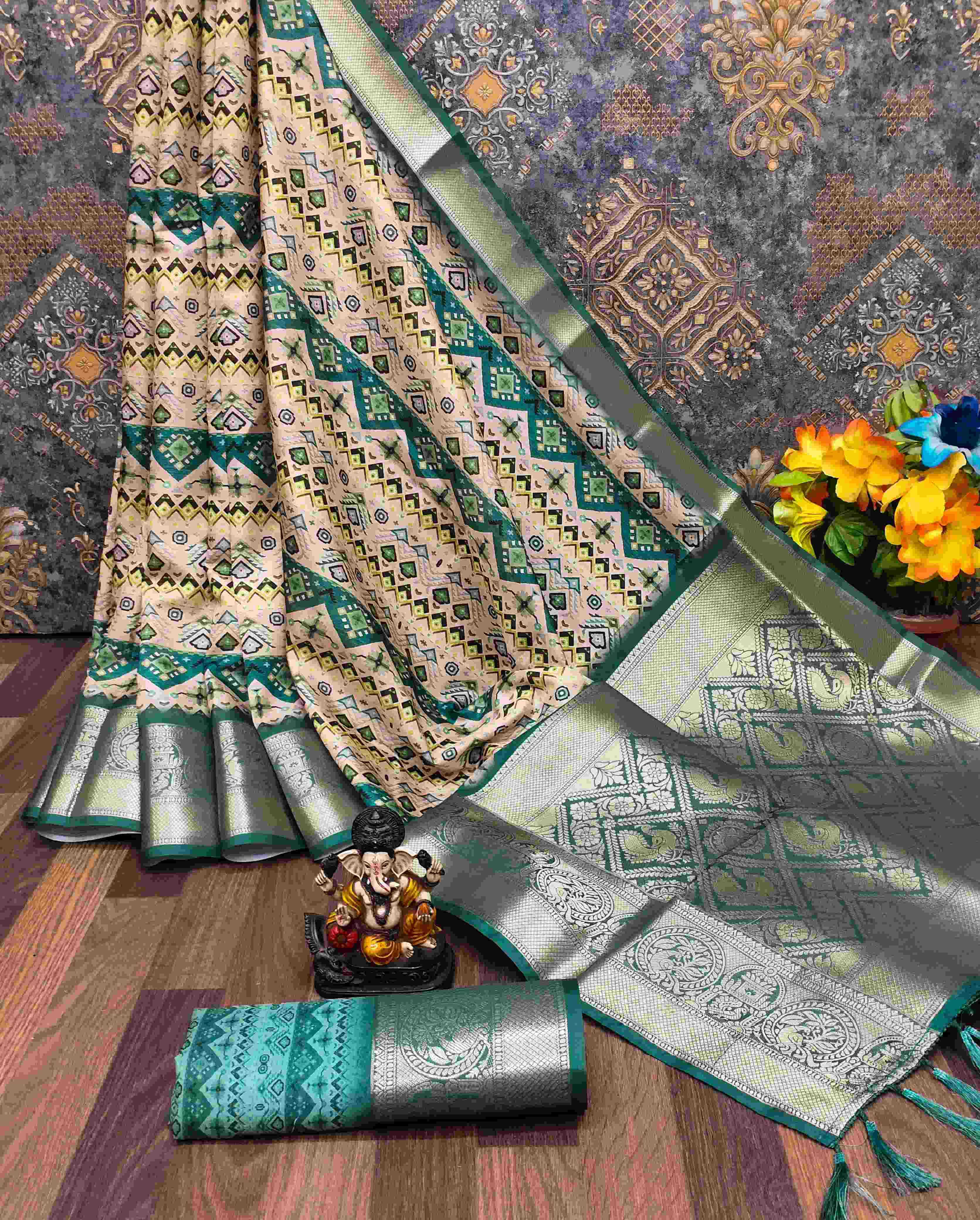 YNF DOLA SILK RIN183 PRAGATI SILK SAREE WHOLESALE DOLA SILK IKKAR PRINTED SILK SAREE MANUFACTURER