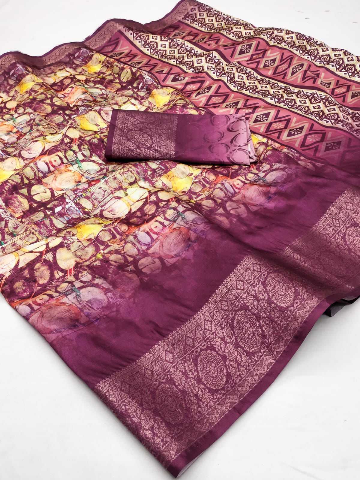 YNF DOLA SILK RIN183 RUCHIKA SILK SAREE WHOLESALE KANJEEVARAM DOLA SILK PRINTED SILK SAREE MANUFACTURER