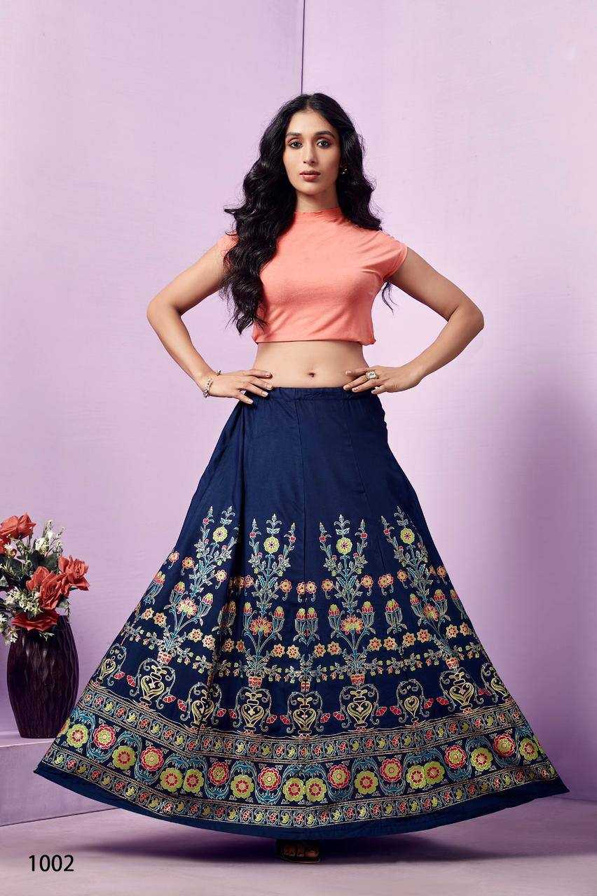 YNF HEAVY RAYON  RIN125 Flared Skirt LEHENGAS WHOLESALE SIMPLE PRINTED CIRCULAR LEHENGAS MANUFACTURER