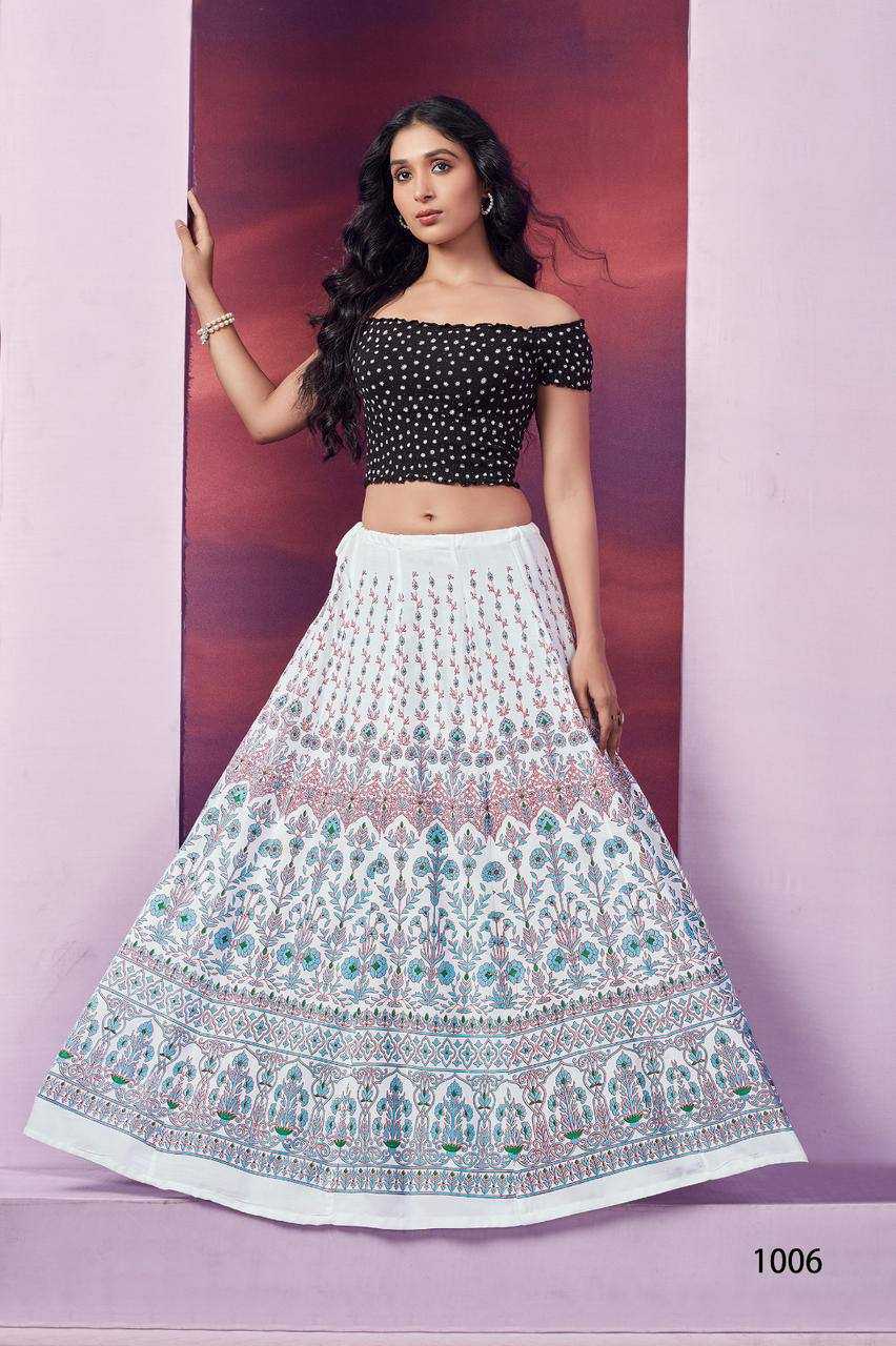 YNF HEAVY RAYON  RIN125 Flared Skirt LEHENGAS WHOLESALE SIMPLE PRINTED CIRCULAR LEHENGAS MANUFACTURER