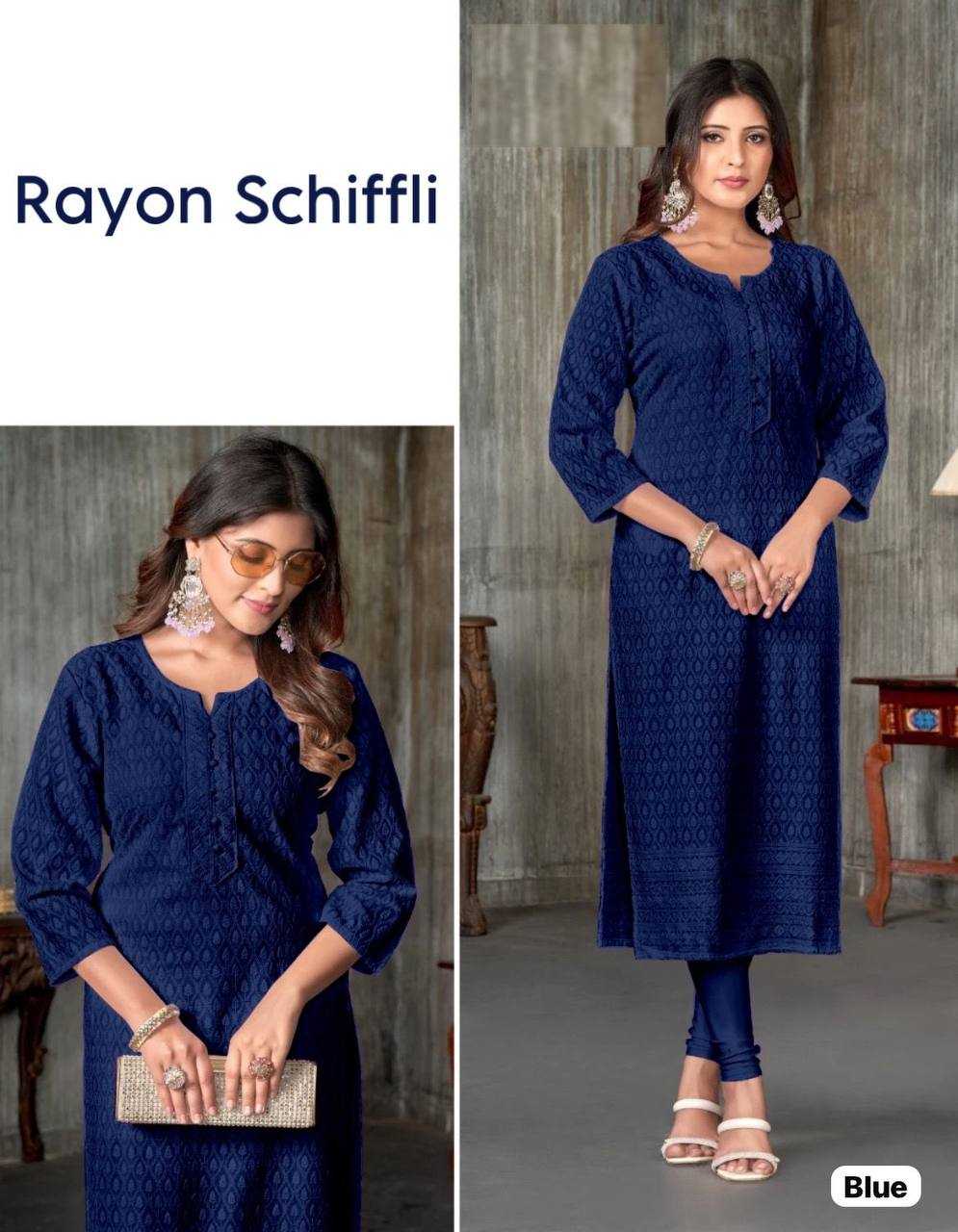 YNF HEAVY RAYON RIN125 Heena KURTI WHOLESALE RAYON WORKWEAR CASUAL KURTI MANUFACTURER