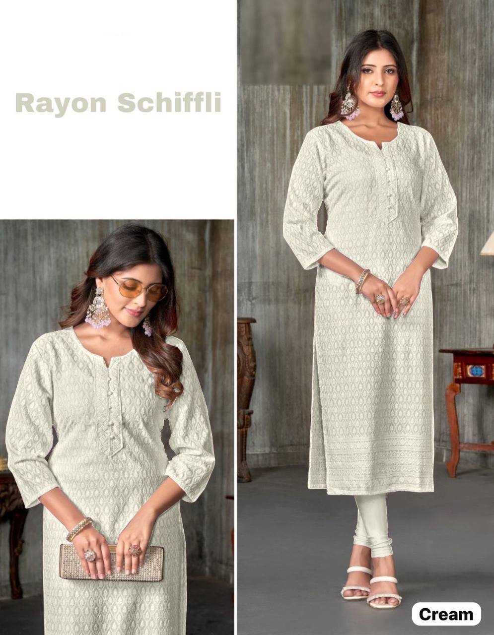 YNF HEAVY RAYON RIN125 Heena KURTI WHOLESALE RAYON WORKWEAR CASUAL KURTI MANUFACTURER