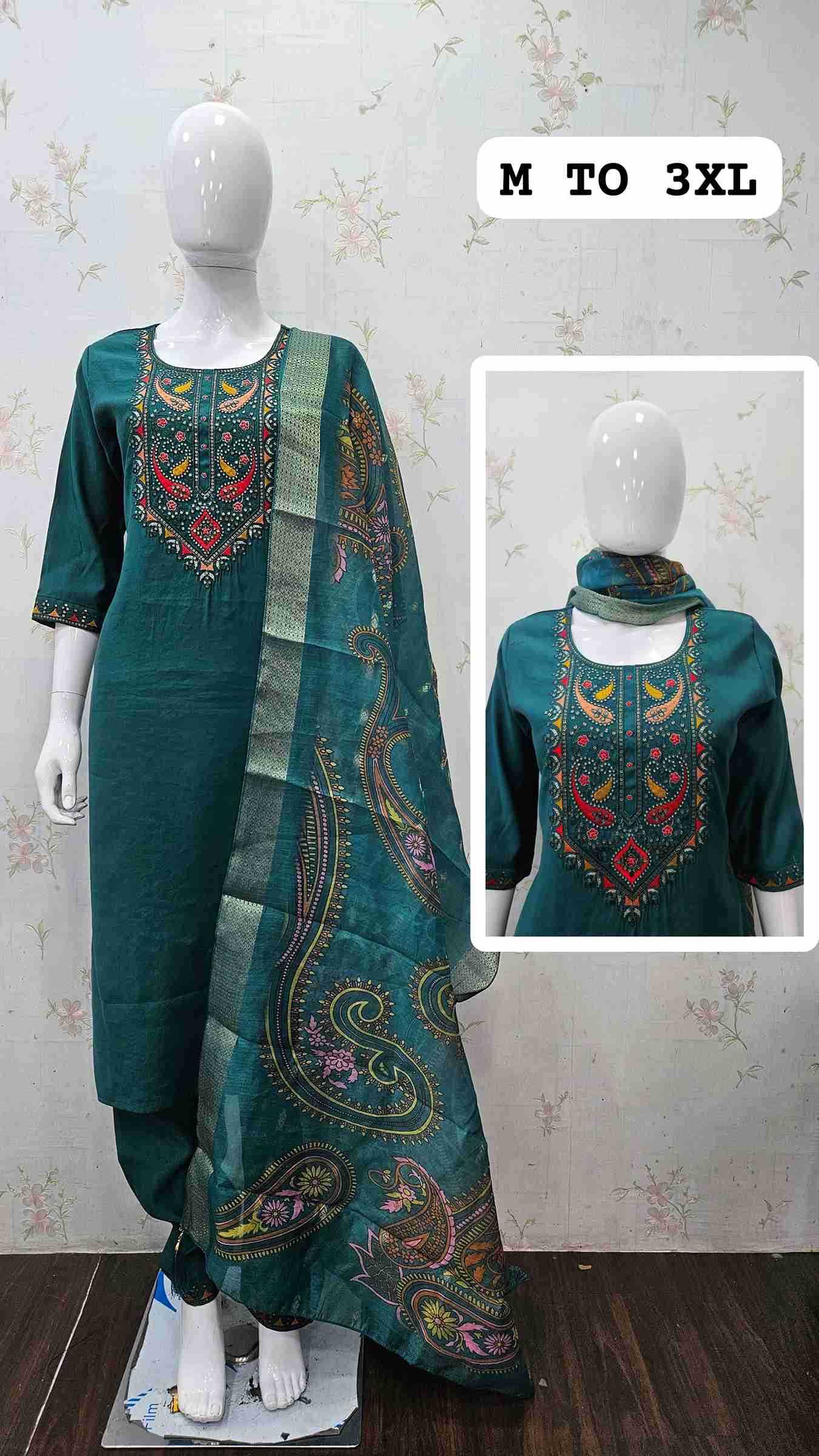 YNF HEAVY ROMAN SILK KESH258 VDA63 KURTIS WHOLESALE EMBROIDERED SILK KURTIS MANUFACTURER