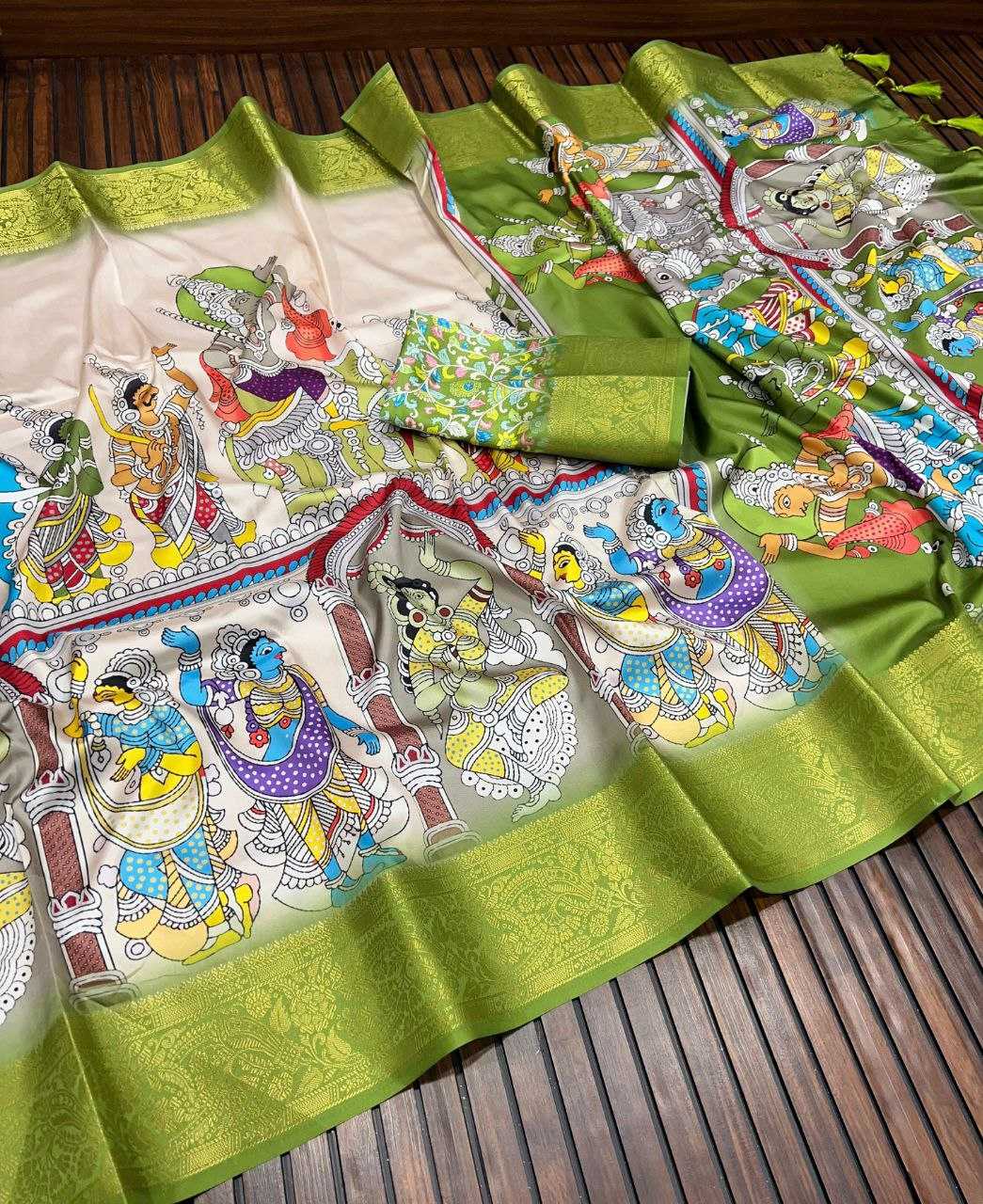 YNF JACQUARD KESH384 767 SAREES WHOLESALE PRINTED KALAMKARI JACQUARD SAREES MANUFACTURER