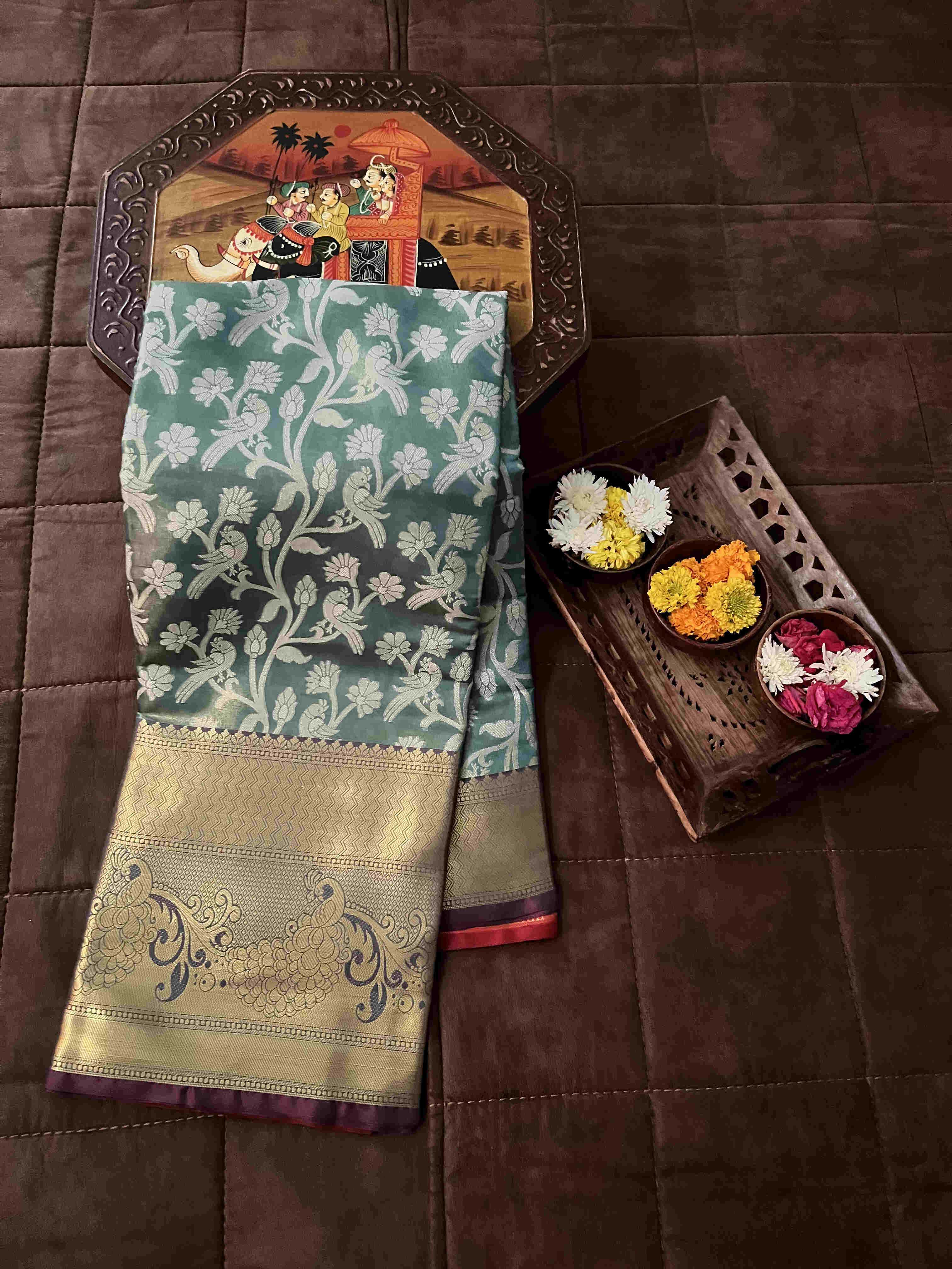 Ynf Kanjivaram Silk KESH215 3003 Silk Sarees Wholesale Kanjeevaram Sarees Soft Silk Sarees Zari Border Silk Sarees Manufacturer