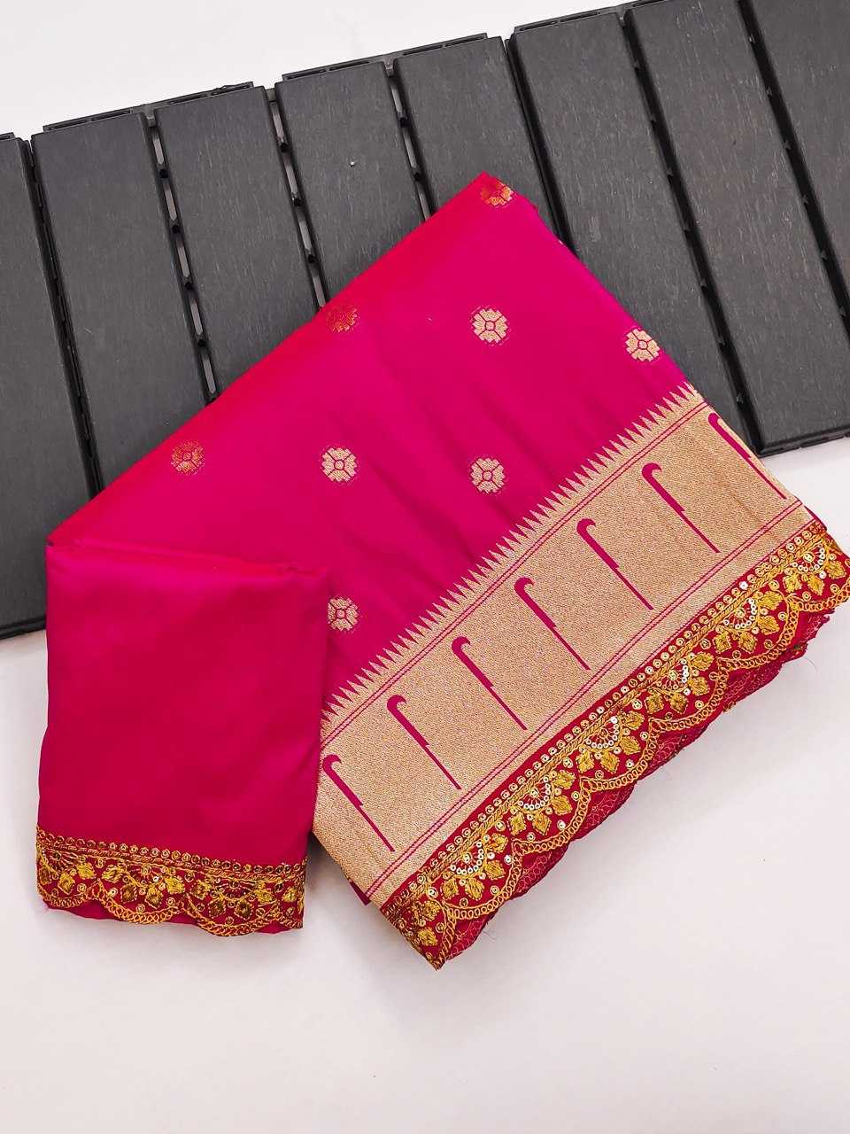 Ynf Katan Silk KESH162 VRT76 Silk Sarees Wholesale Pure Silk Sarees Designer Silk Sarees Embroidered Silk Sarees Manufacturer