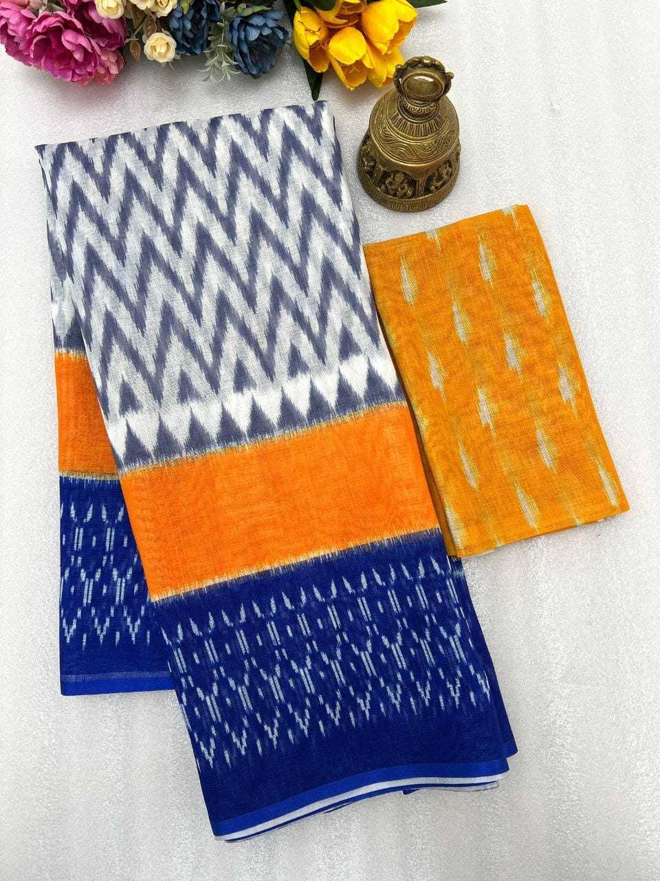 YNF LINEN KESH223 400 SAREE WHOLESALE LINEN PRINTED FANCY SAREE MANUFACTURER