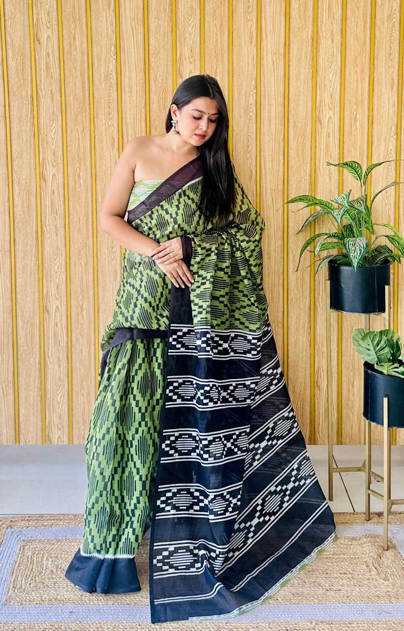 YNF LINEN RIN145 SITA-4 SAREES WHOLESALE BATIK PRINTED SILK SAREES MANUFACTURER