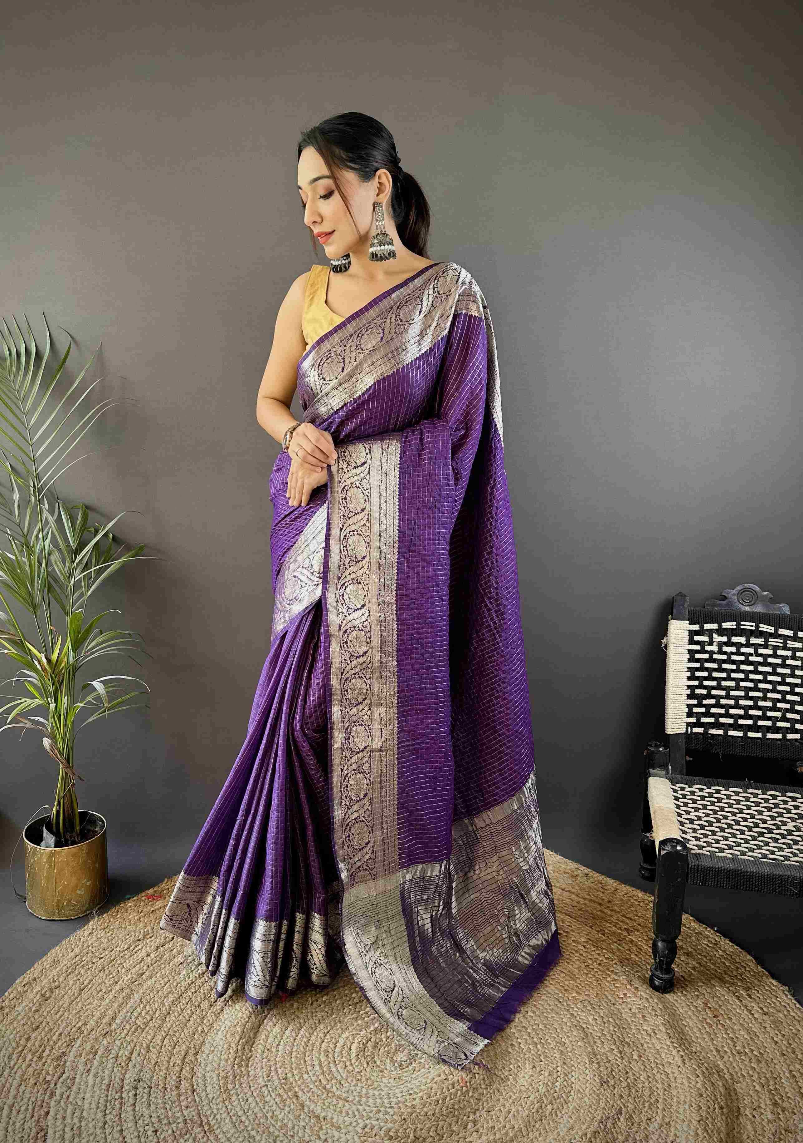 Ynf Nylon KESH333 Mohini-Vol-6 Sarees Wholesale Nylon Sarees Zari Border Sarees Viscose Saree Manufacturer