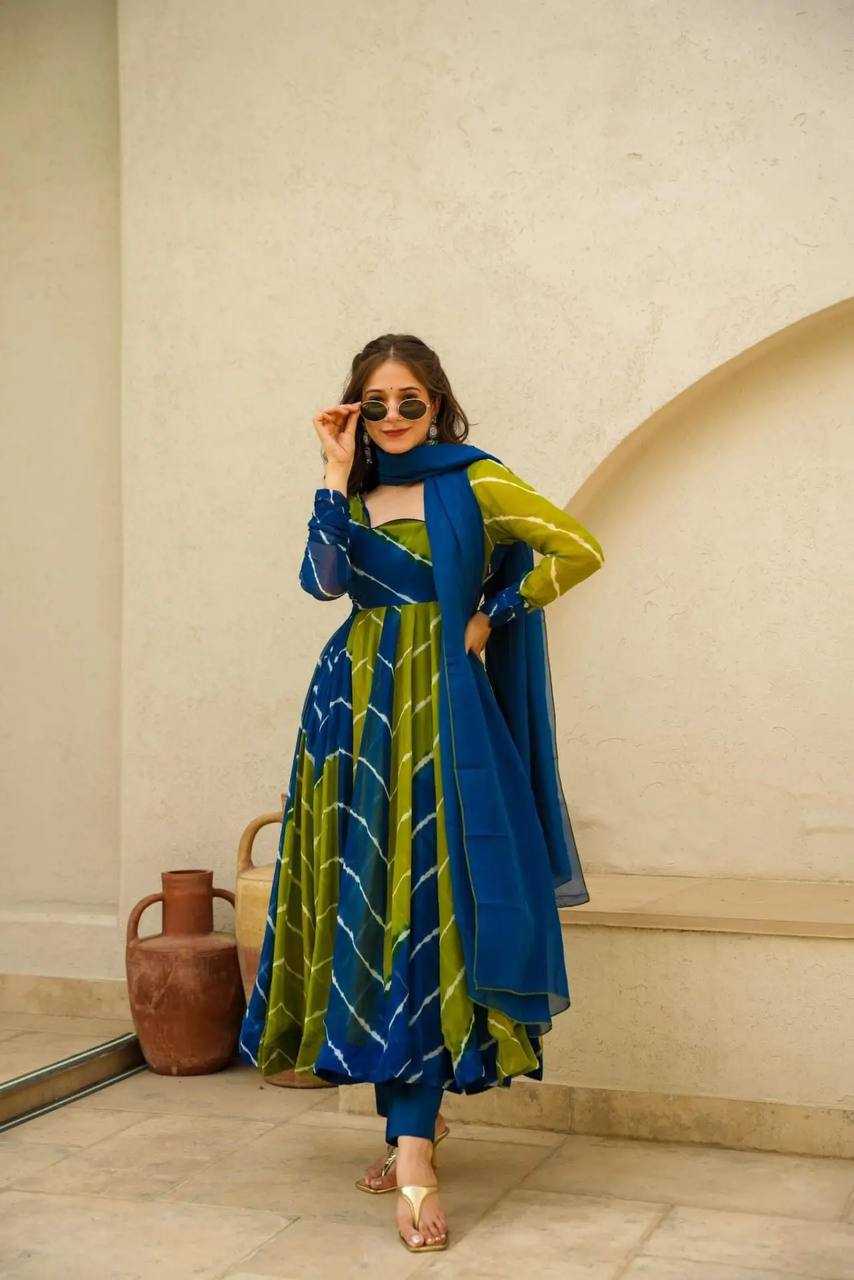 YNF ORGANZA KESH408 6007 SUIT WHOLESALE DESIGNER PRINTED COTTON SUIT MANUFACTURER