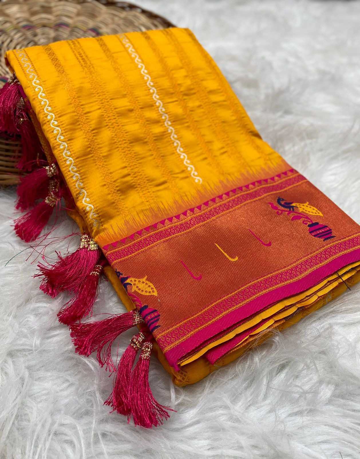 YNF PAITHANI SILK RIN150 Anokhi Paithani SILK SAREE WHOLESALE PAITHANI SOFT SILK PURE ZARI SILK SAREE MANUFACTURER