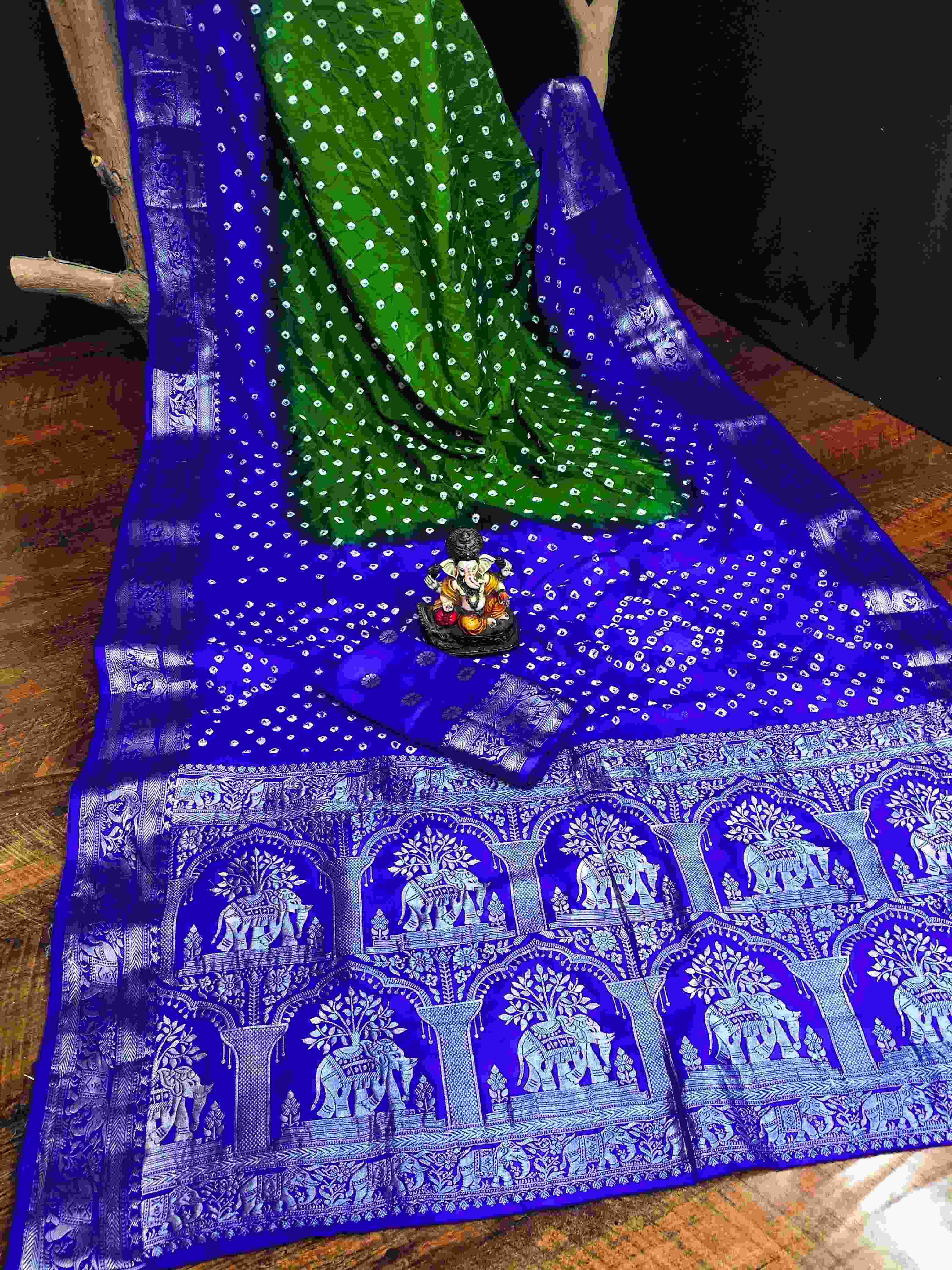 YNF PURE BANDHEJ RIN183 VAHINI SILK SAREE WHOLESALE PUR ZARI DOLA SILK FANCY SILK SAREE MANUFACTURER