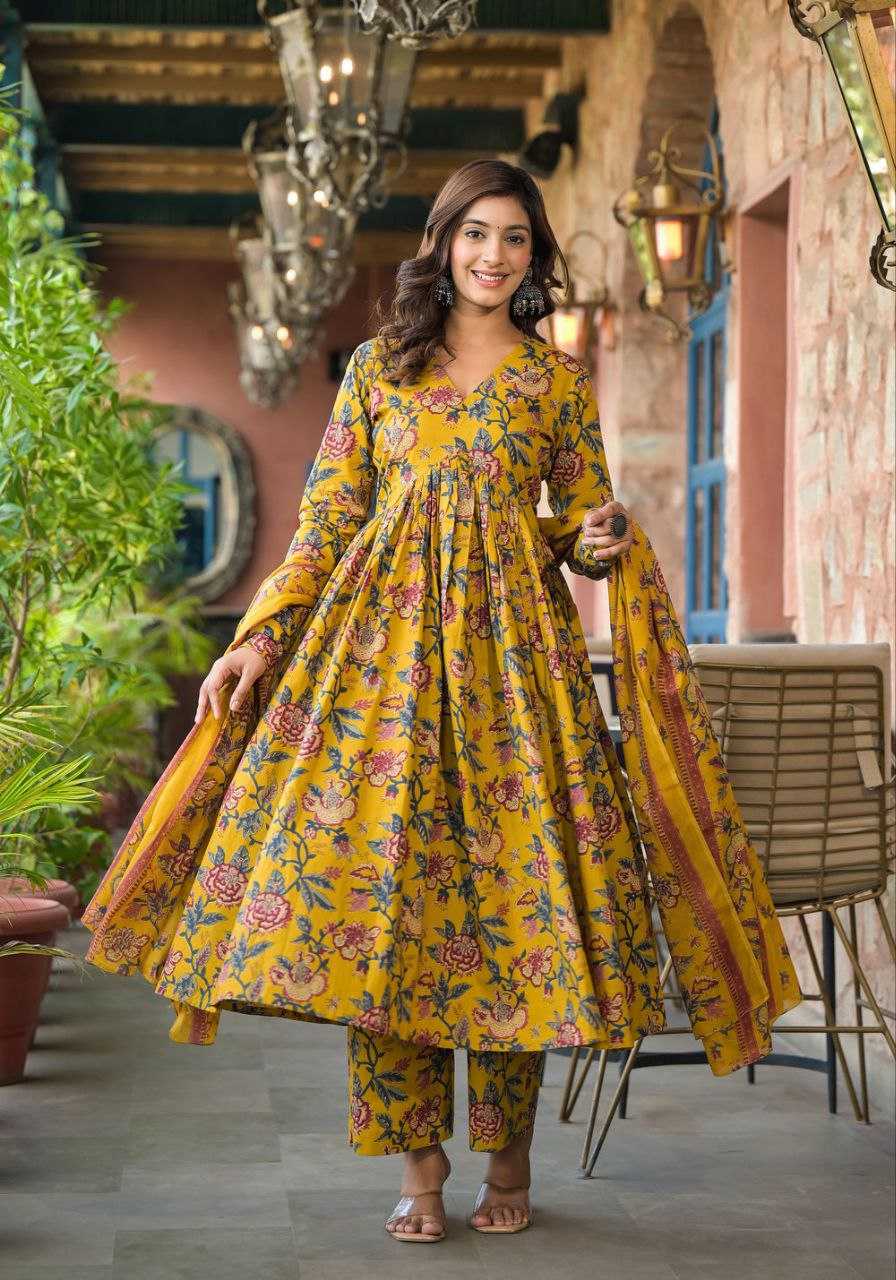 Ynf Pure Cotton KESH361 MUS27 Suits & Dresses Wholesale Ladies Suits Printed Suits Anarkali Suits Manufacturer