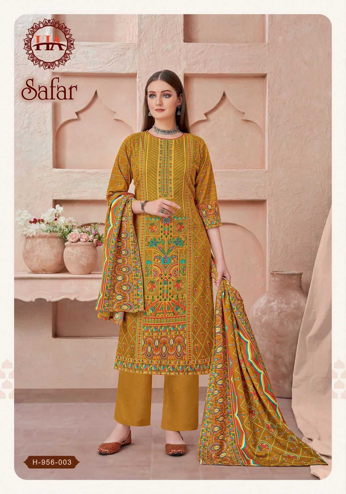 Ynf Pure Pashmina RIN314 SAFAR Suits & Dresses Wholesale Printed Suits Wedding Suits Designer Suits Manufacturer