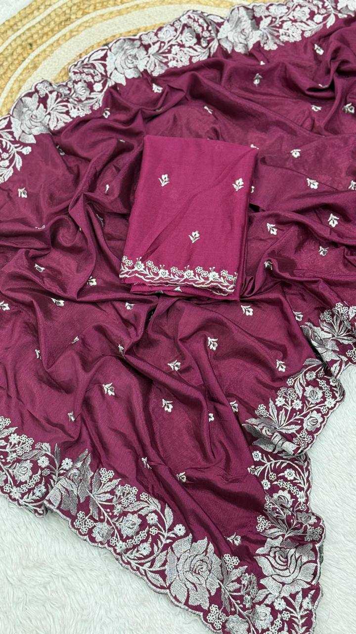 YNF RANGOLI SILK RIN170 RUD17 SAREES WHOLESALE SATIN EMBROIDERED PARTY WEAR SAREES MANUFACTURER