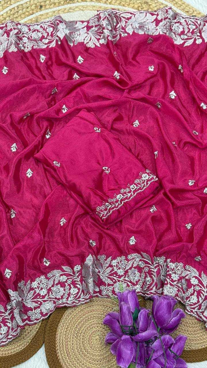 YNF RANGOLI SILK RIN170 RUD17 SAREES WHOLESALE SATIN EMBROIDERED PARTY WEAR SAREES MANUFACTURER