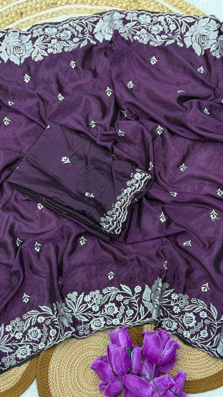 YNF RANGOLI SILK RIN170 RUD17 SAREES WHOLESALE SATIN EMBROIDERED PARTY WEAR SAREES MANUFACTURER