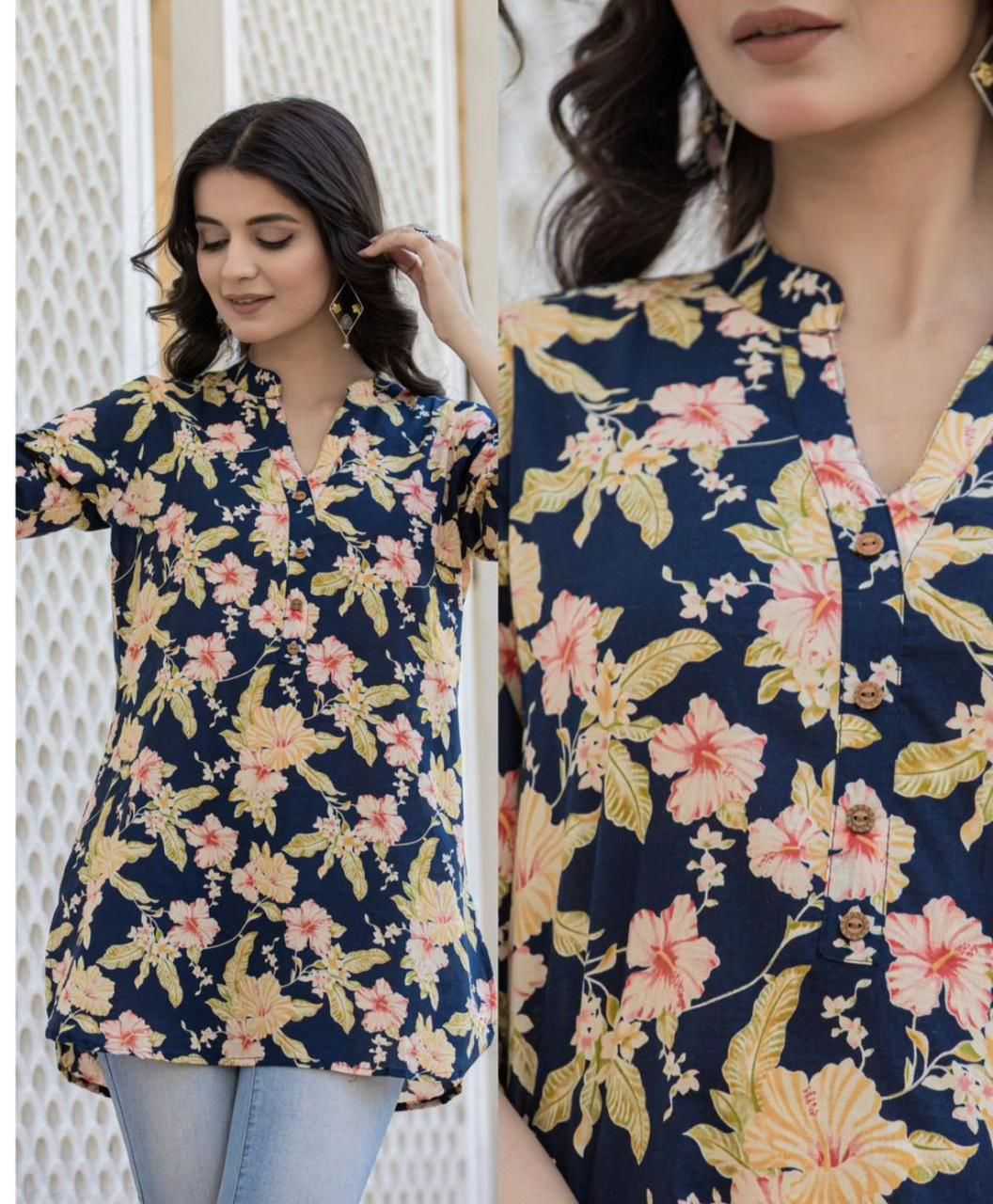 Ynf Rayon KESH175 DVF 29 Kurti Wholesale Short Kurtis Rayon Kurtis Ladies Kurti Manufacturer