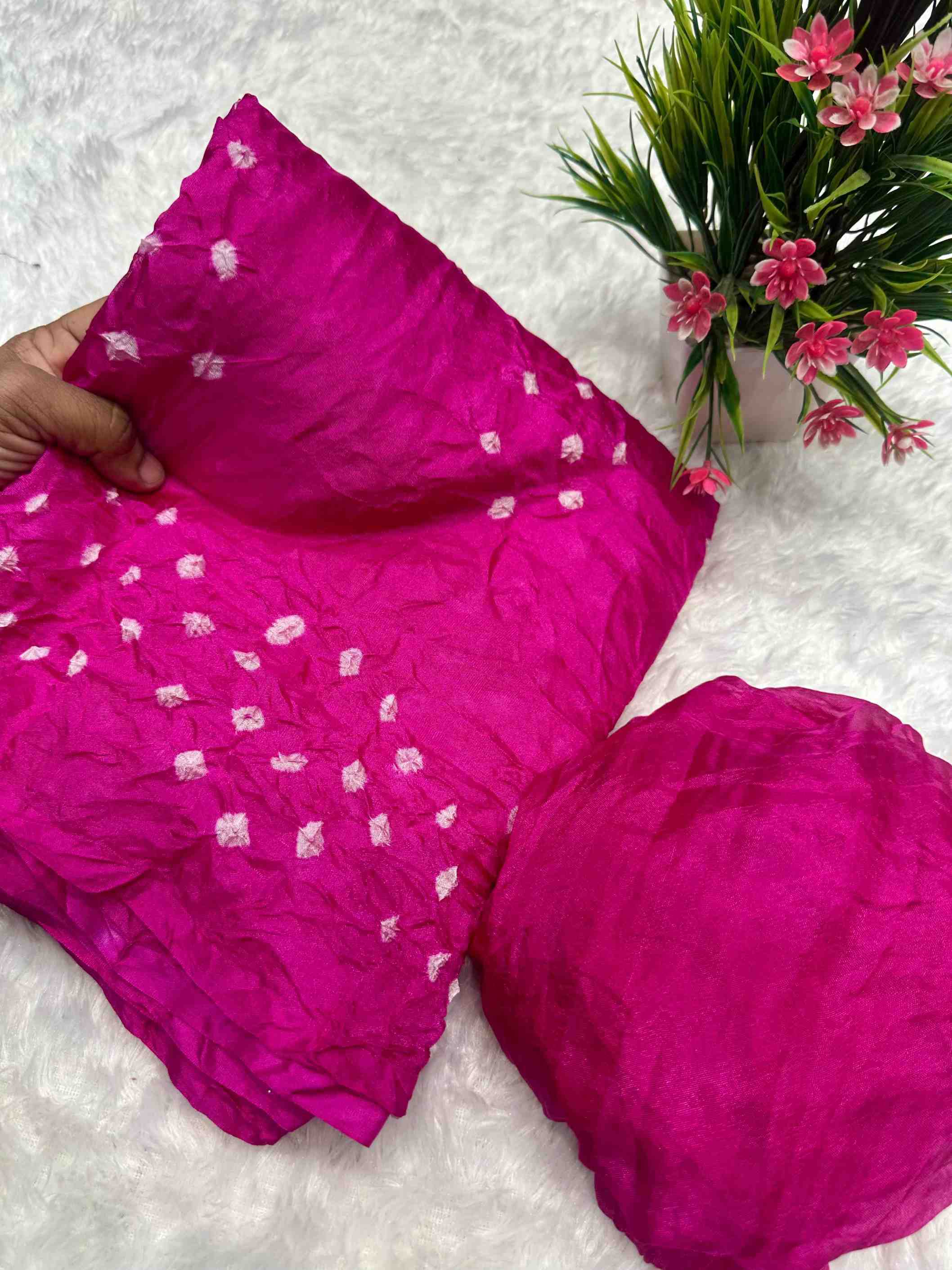 Ynf Silk KESH155 Fancey Bandhani saree Sarees Wholesale Designer Sarees Fancy Sarees Bandhani Bandhej Sarees Manufacturer