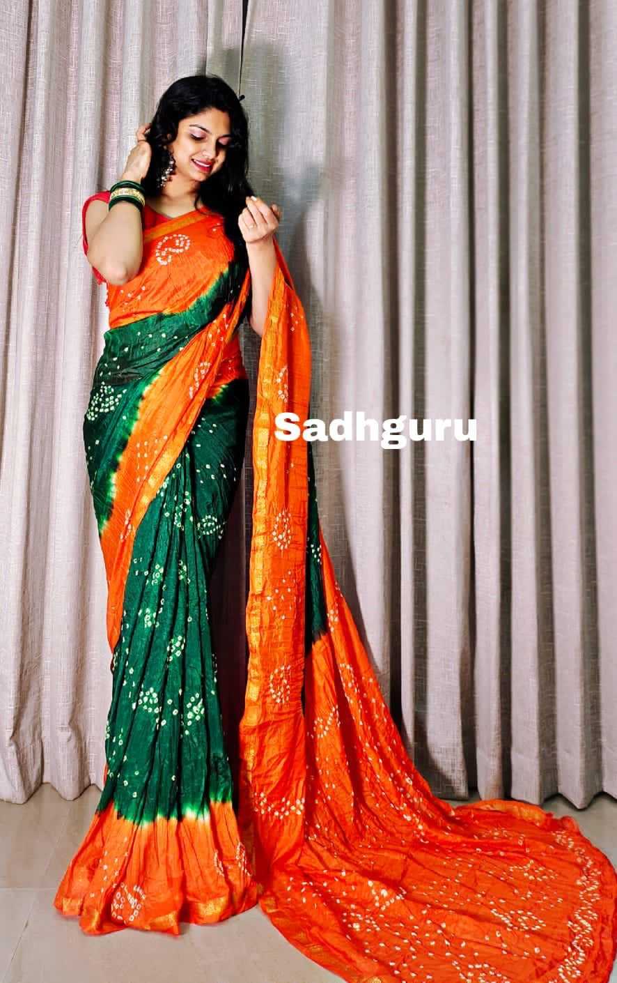 YNF SILK  KESH194 Kalashree SAREES WHOLESALE BANDHANI BANDHEJ LADIES SILK SAREES MANUFACTURER