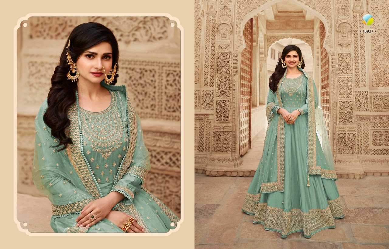 Ynf Silk KESH379 Kaseesh Parimahal Suits & Dresses Wholesale Embroidery Suits Ladies Silk Suit Semi Stitched Suits Manufacturer