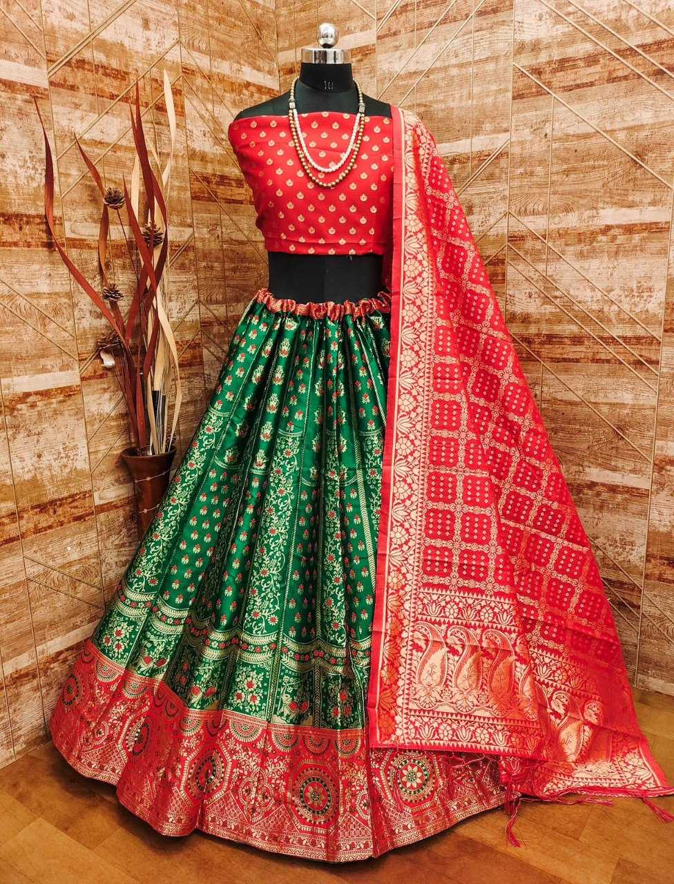 YNF SILK KESH383 01 LEHENGA WHOLESALE DESIGNER SILK LEHENGA WITH CANCAN MANUFACTURER 