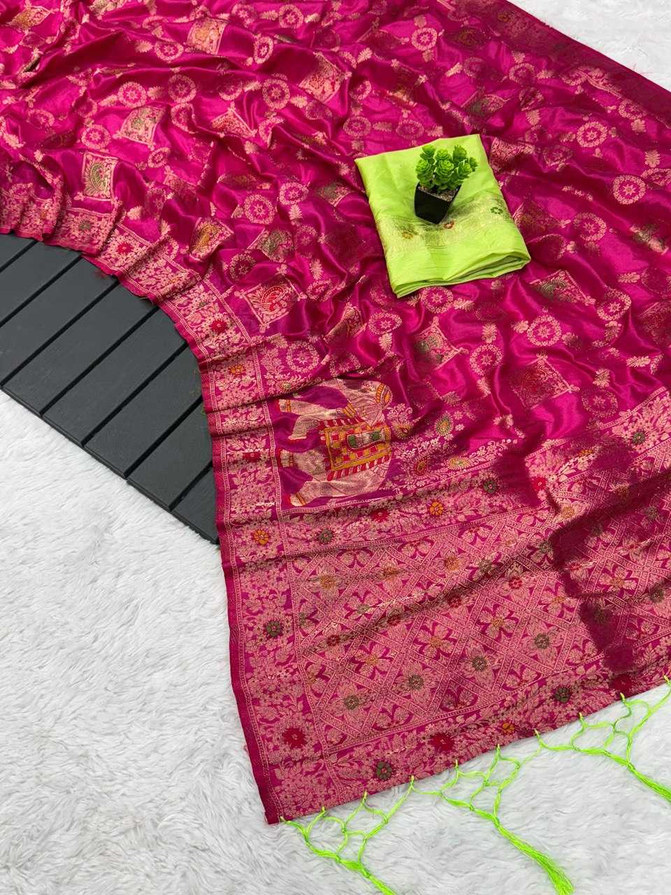 Ynf Soft Dola KESH162 VRT88 Sarees Wholesale Cutwork Saree Festive Sarees Zari Sarees Manufacturer