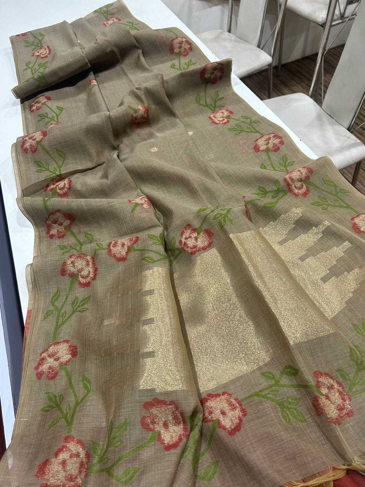 YNF SOFT MUGA SILK KESH171 RIS16 SILK SAREE WHOLESALE JAMDANI TRADITIONAL SOFT SILK SAREE MANUFACTURER