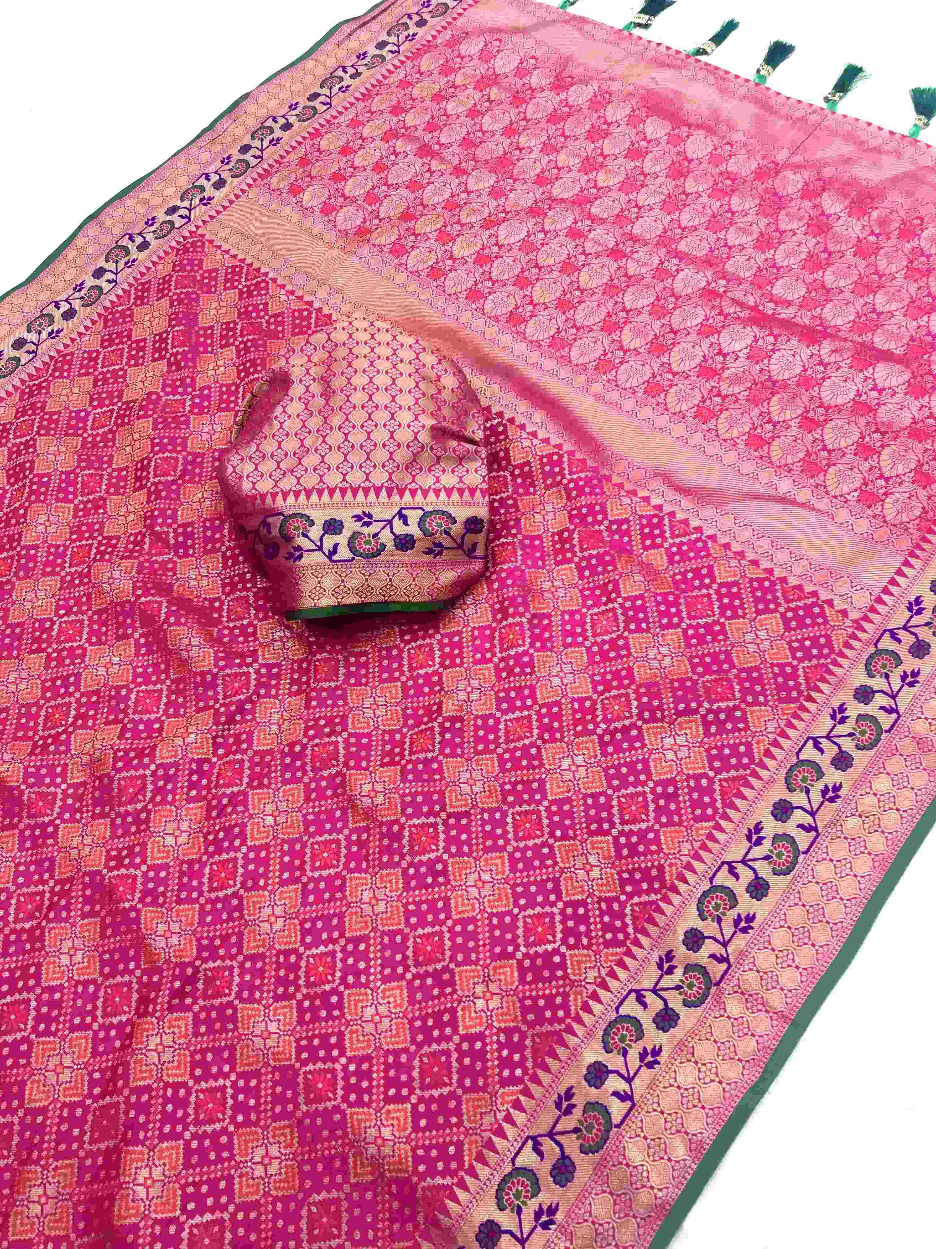 YNF SOFT PATOLA SILK KESH182 GLANZA SILK SAREES WHOLESALE BANARASI  ZARI WORK FANCY SILK SAREES  MANUFACTURER