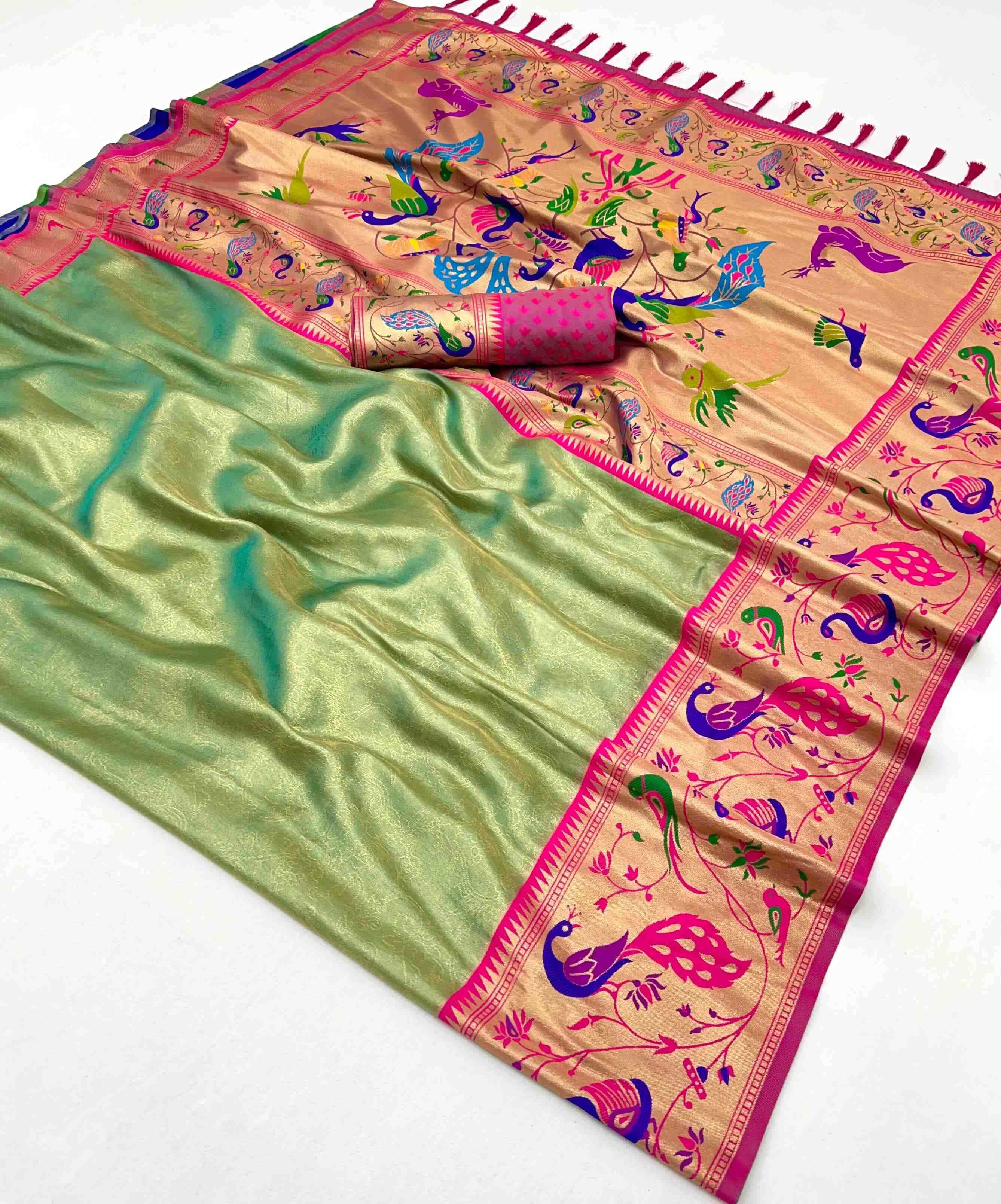 YNF TISSUE SILK KESH248 RVV014 SAREES WHOLESALE DESIGNER PRINTED TISSUE SILK SAREES MANUFACTURER