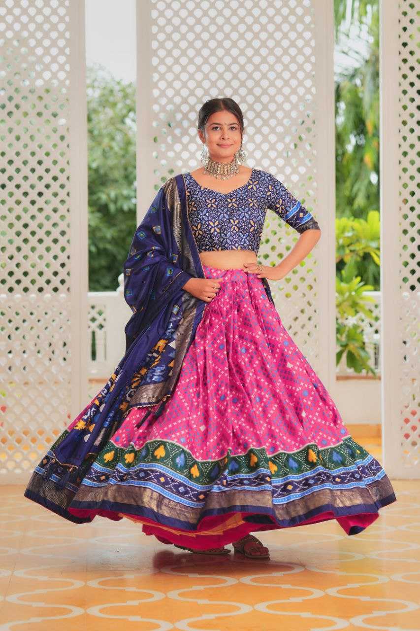 YNF TUSSAR KESH187 Amisha LEHENGA WHOLESALE FANCY PRINTED DESIGNER LEHENGAS  MANUFACTURER