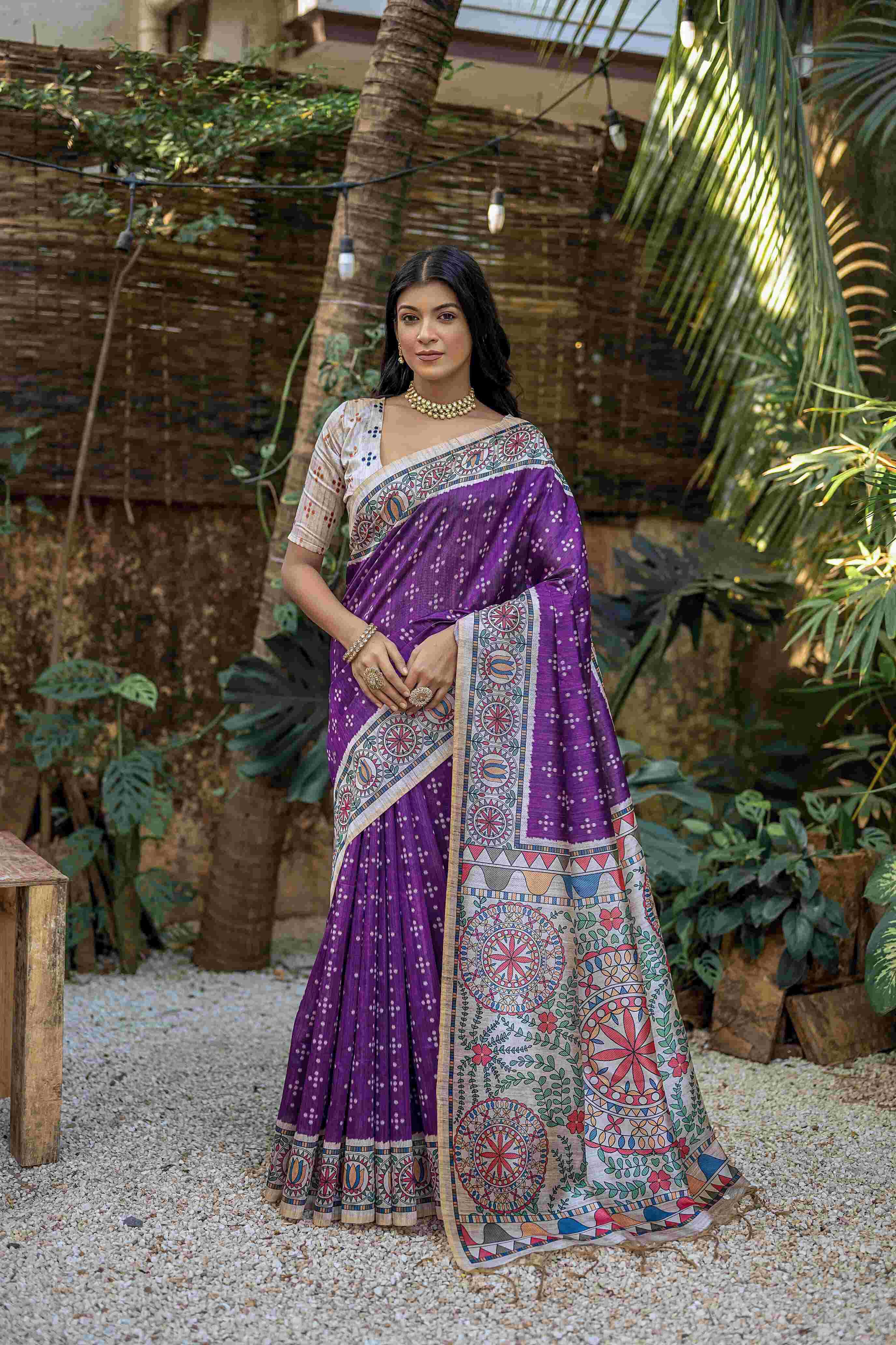 YNF TUSSAR SILK KESH171 RIS15 SILK SAREE WHOLESALE TUSSAR PRINTED FANCY SILK SAREE MANUFACTURER