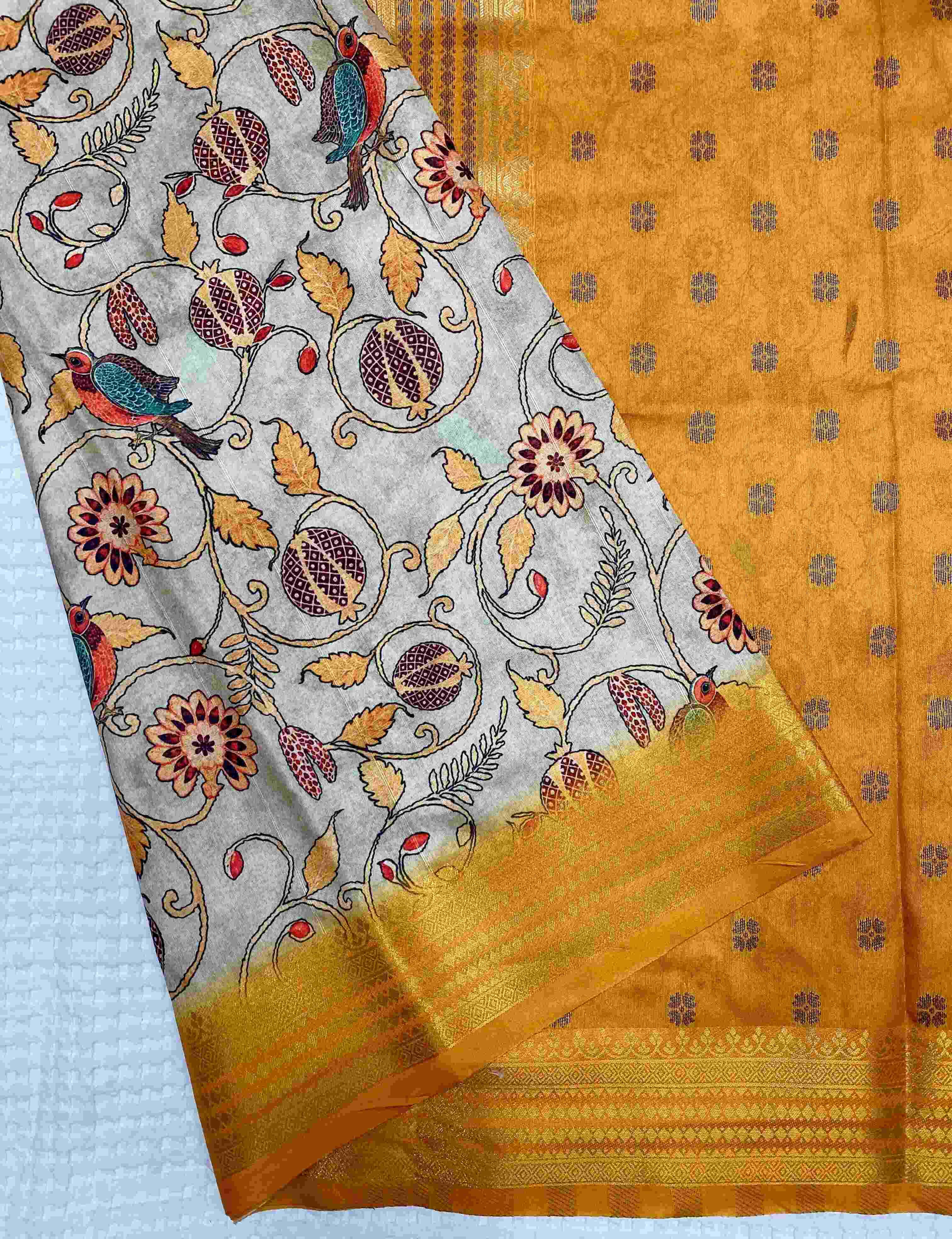 YNF TUSSAR SILK KESH249 DIVYA SAREES WHOLESALE PRINTED KALAMKARI TUSSAR SAREES MANUFACTURER