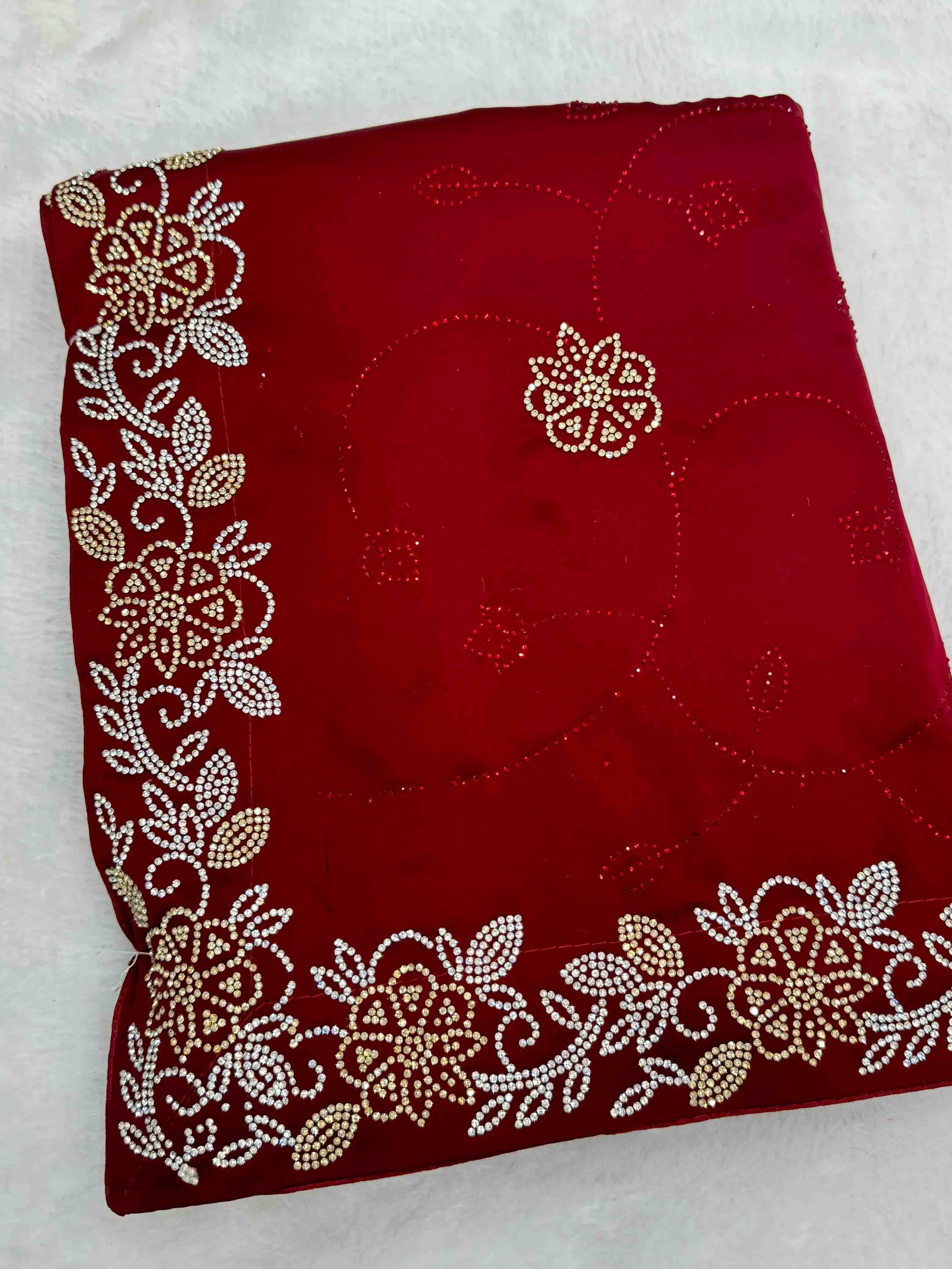 YNF VELVET SATIN KESH114 PAHAL SAREES WHOLESALE SATIN STONE WORK HEAVY SAREE MANUFACTURER