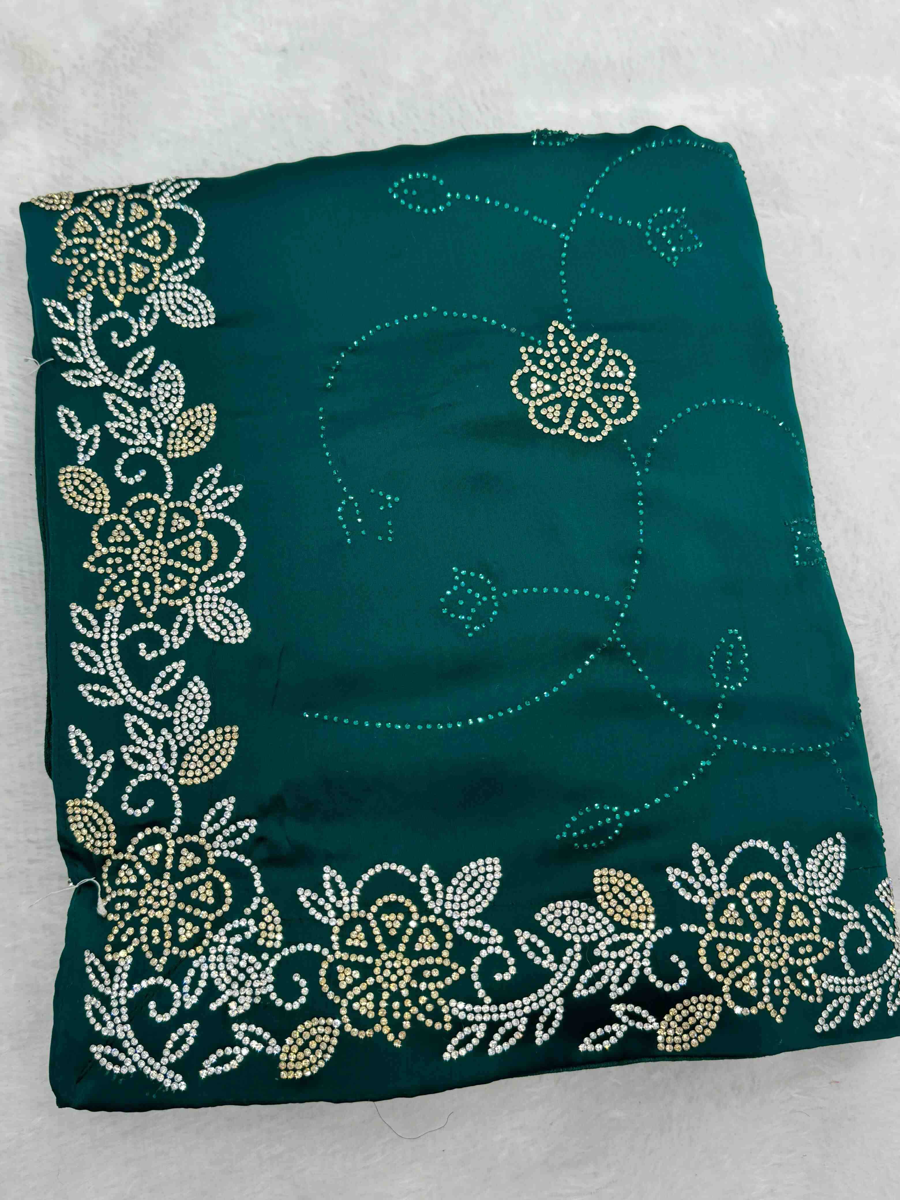 YNF VELVET SATIN KESH114 PAHAL SAREES WHOLESALE SATIN STONE WORK HEAVY SAREE MANUFACTURER