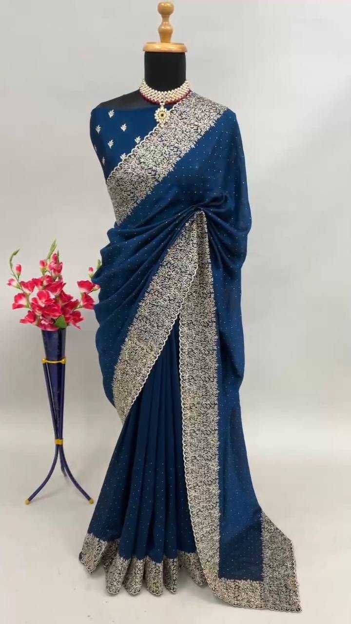 Ynf Vichitra Silk KESH336 PNF04 Silk Sarees Wholesale Designer Silk Sarees Fancy Silk Sarees Embroidered Silk Sarees Manufacturer