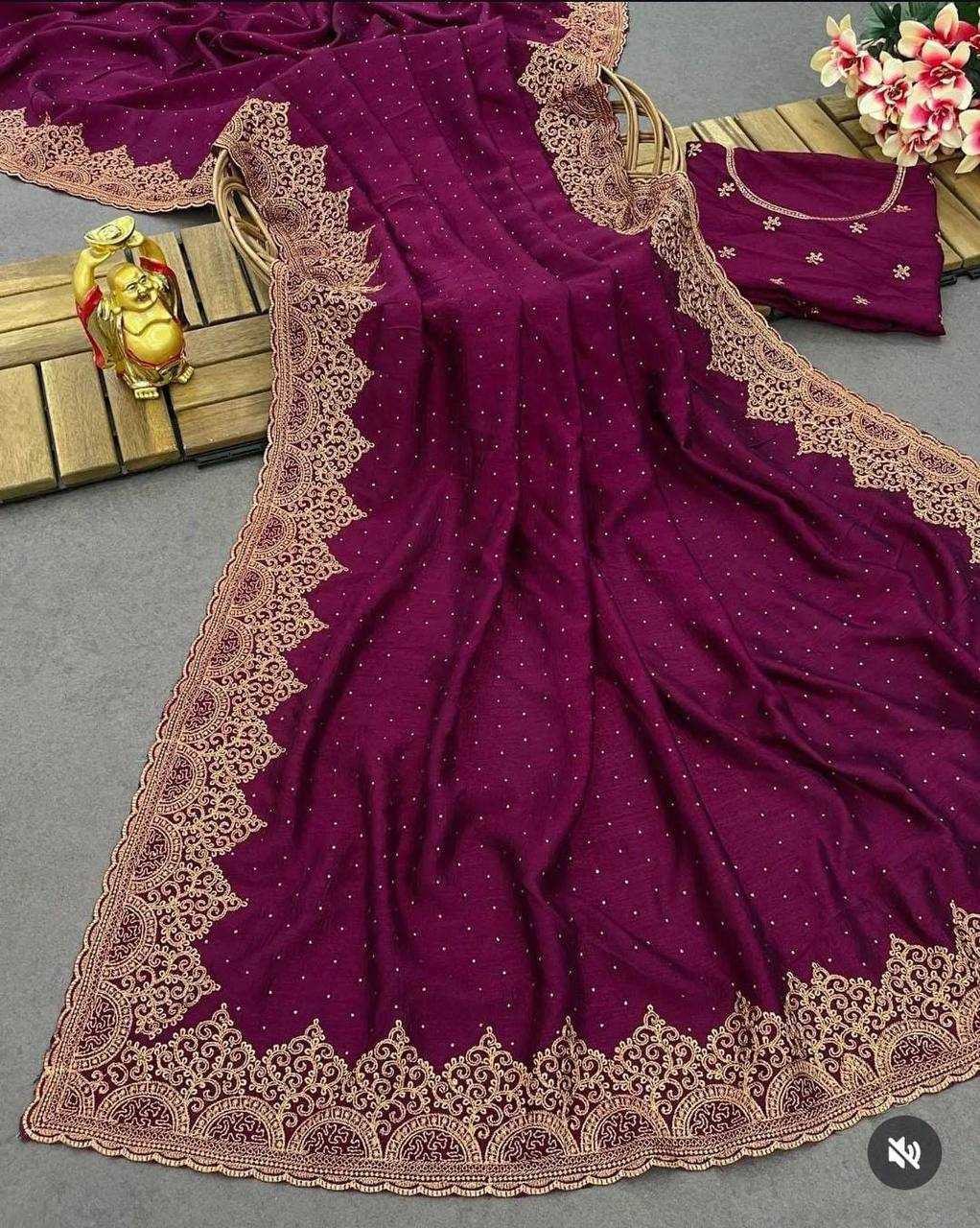 Ynf Vichitra Silk KESH336 PNF17 Silk Sarees Wholesale Heavy Silk Sarees Designer Silk Sarees Embroidered Silk Sarees Manufacturer