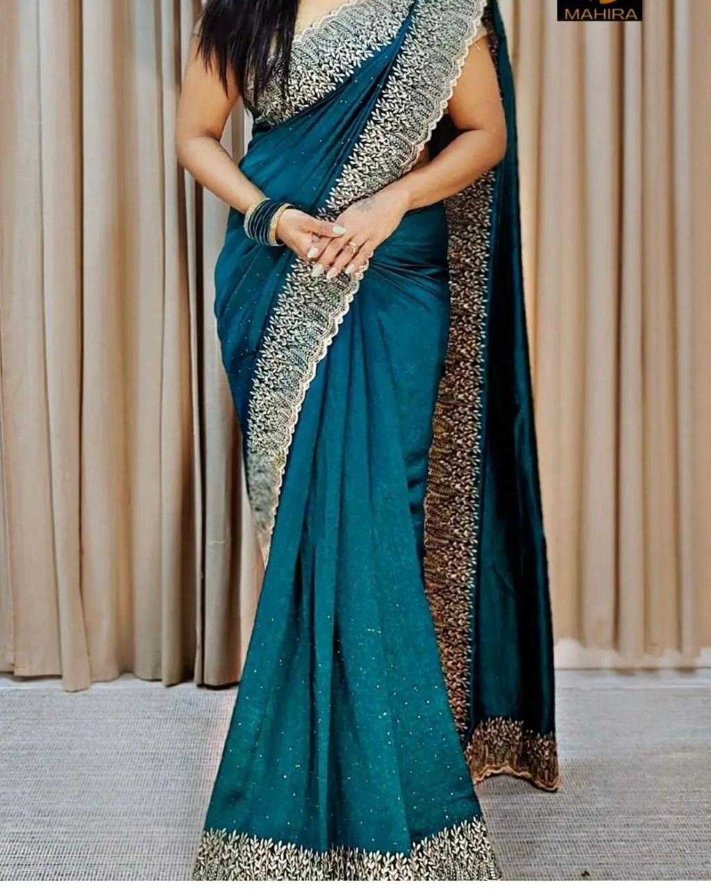 YNF VICHITRA SILK KESH364 JHP01 SILK SAREE WHOLESALE EMBROIDERED ZARI NORDERED FANCY SILK SAREE MANUFACTURER