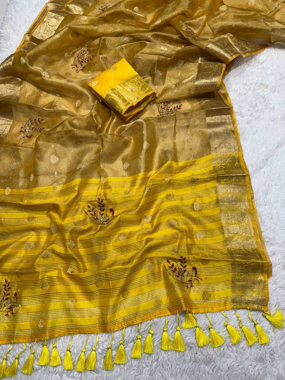 Ynf Banarasi Soft Silk RIN189 1160 Sarees Wholesale Designer Sarees Fancy Sarees Tissue Silk Saree Hand Work Sarees Manufacturer