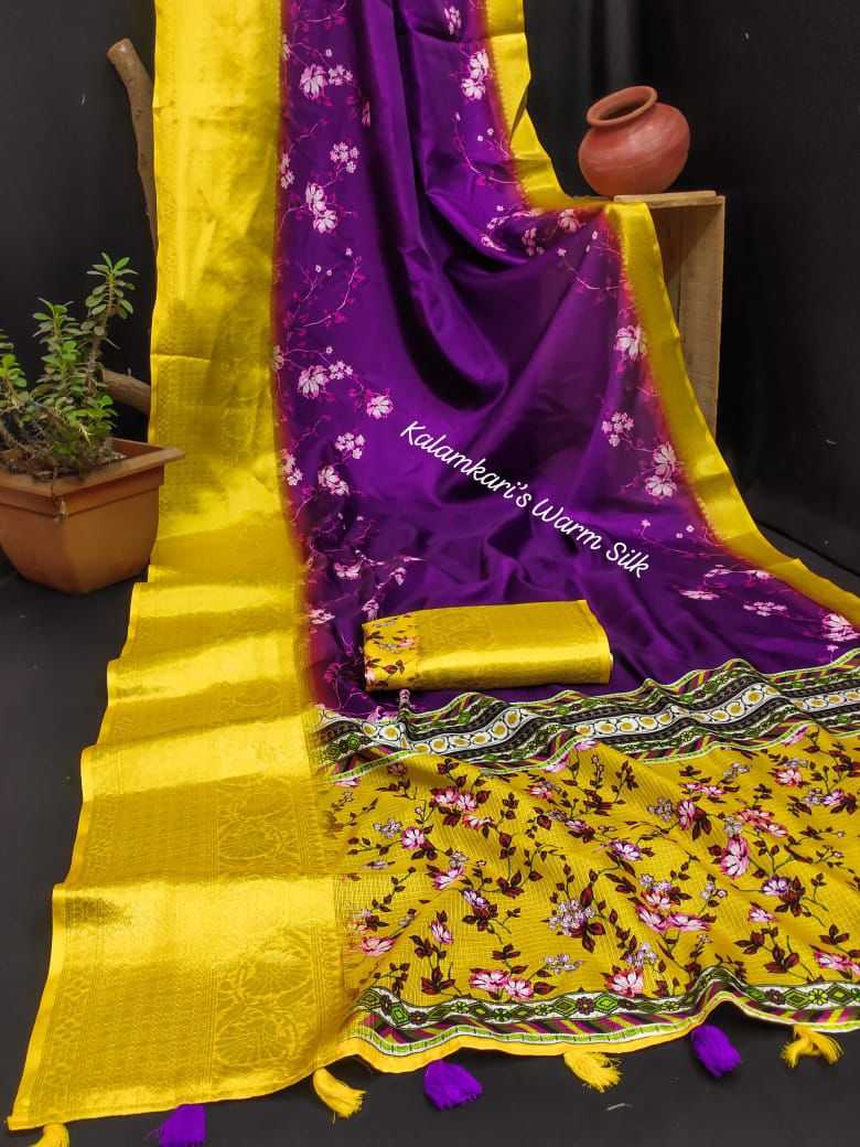 Ynf Banarasi Warm silk RIN104 APE132 Silk Sarees Wedding Collections Festive Collections Wholesale Soft Silk Sarees Printed Silk Saree Kalamkari Silk Sarees Manufacturer