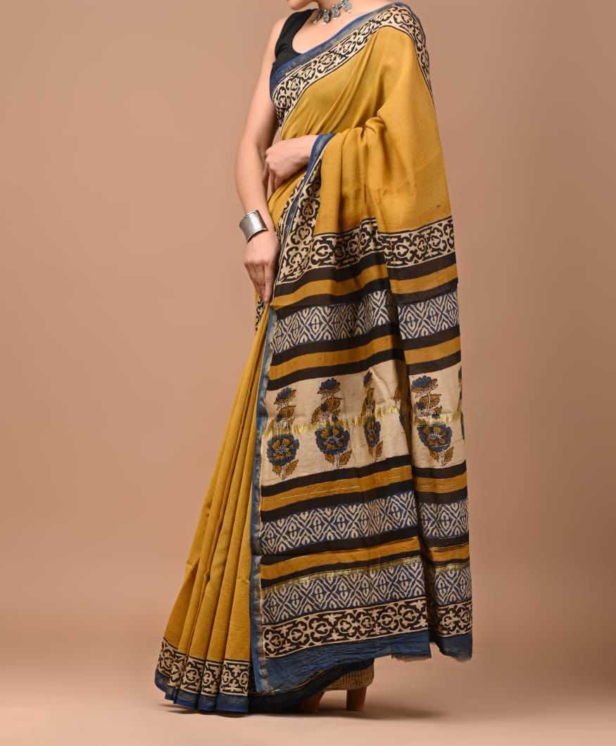 Ynf Chanderi Silk KESH430 SIMRAN- 7 Sarees Wholesale Chanderi Sarees Zari Border Sarees Traditional Sarees Manufacturer