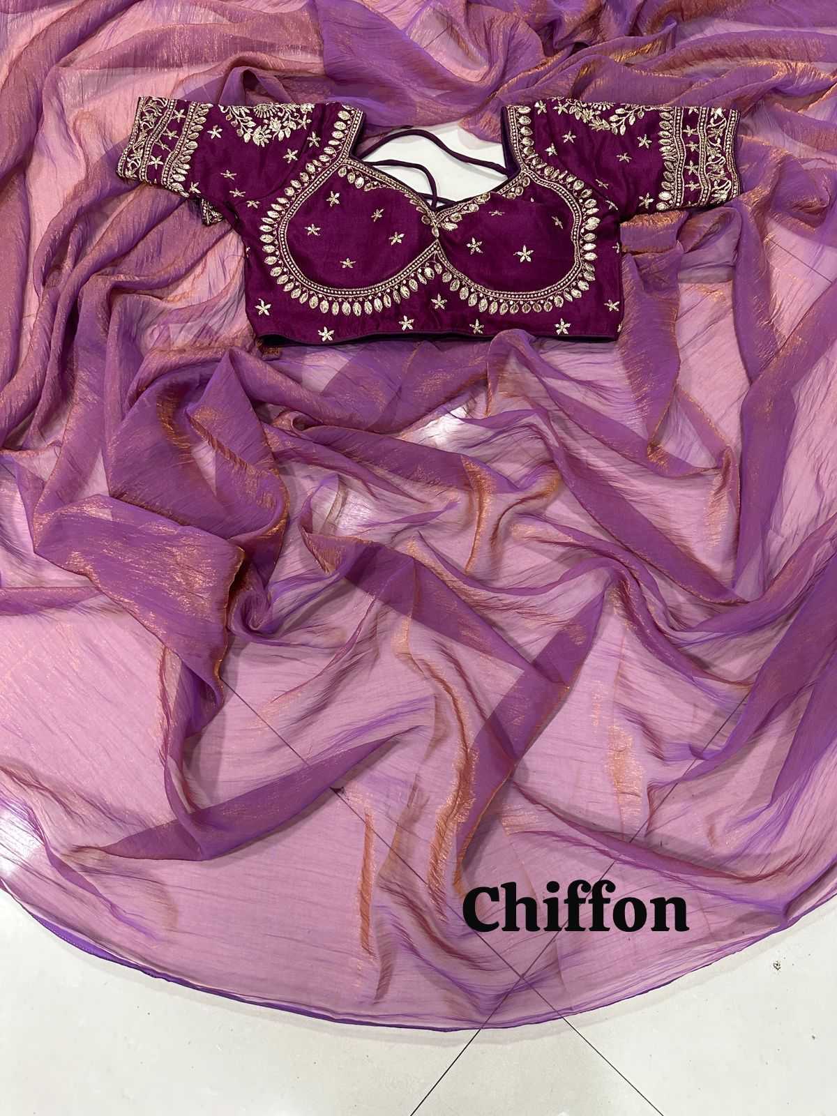 Ynf Chiffon RIN104 APE69 Sarees Wedding Collections Festive Collections Wholesale Designer Sarees Chiffon Sarees Embroidered Sarees Manufacturer